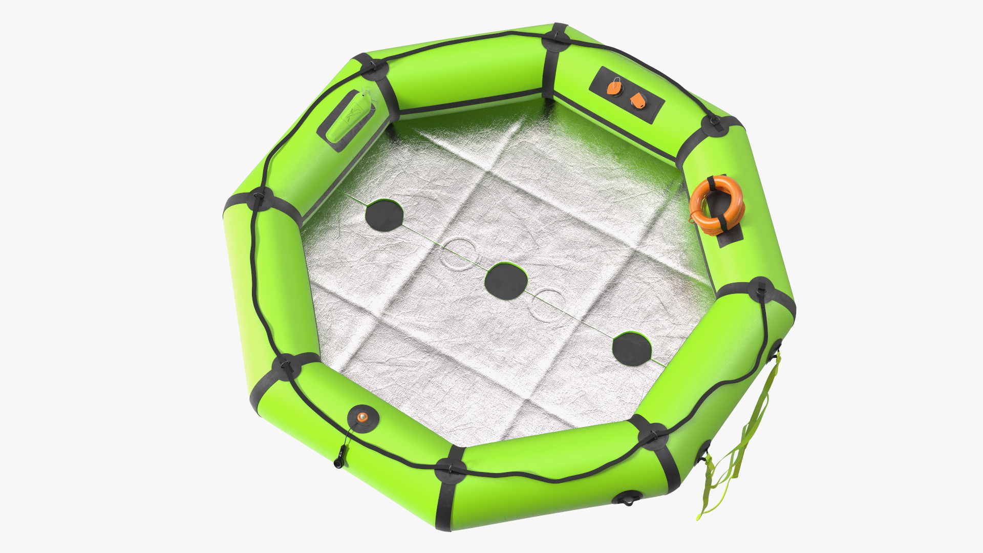 3D Enhanced Life Raft Plus model