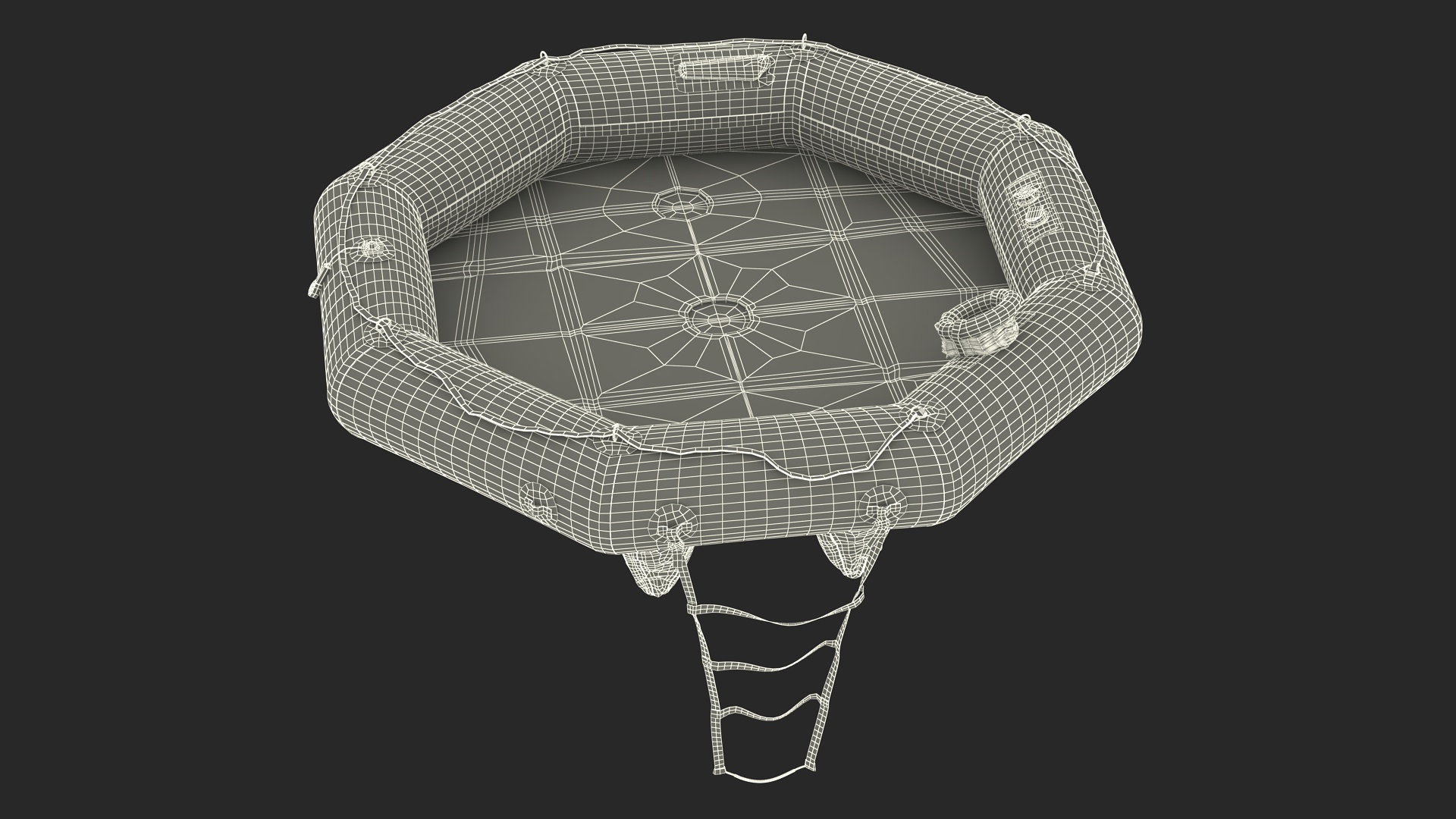 3D Enhanced Life Raft Plus model