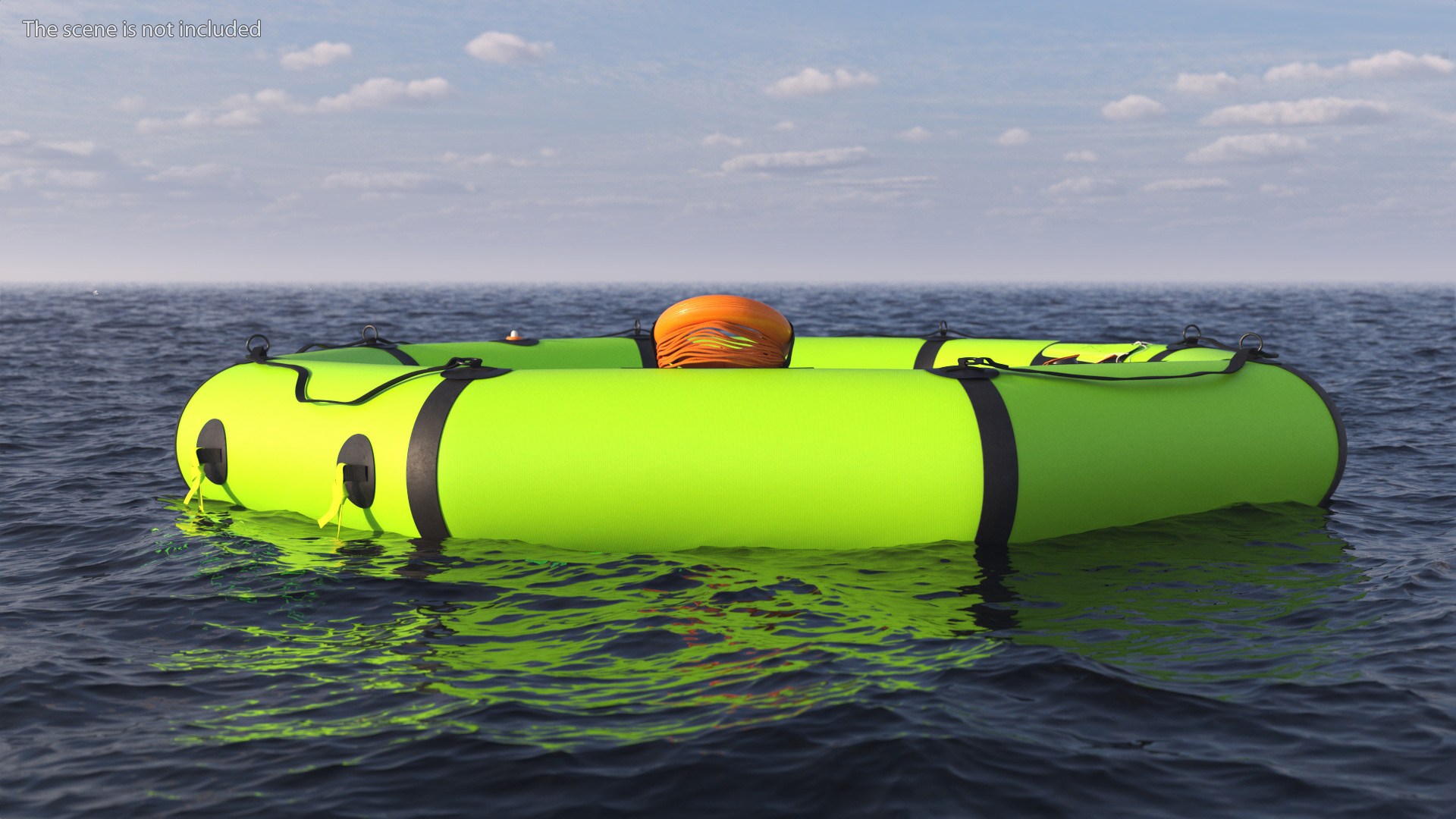 3D Enhanced Life Raft Plus model