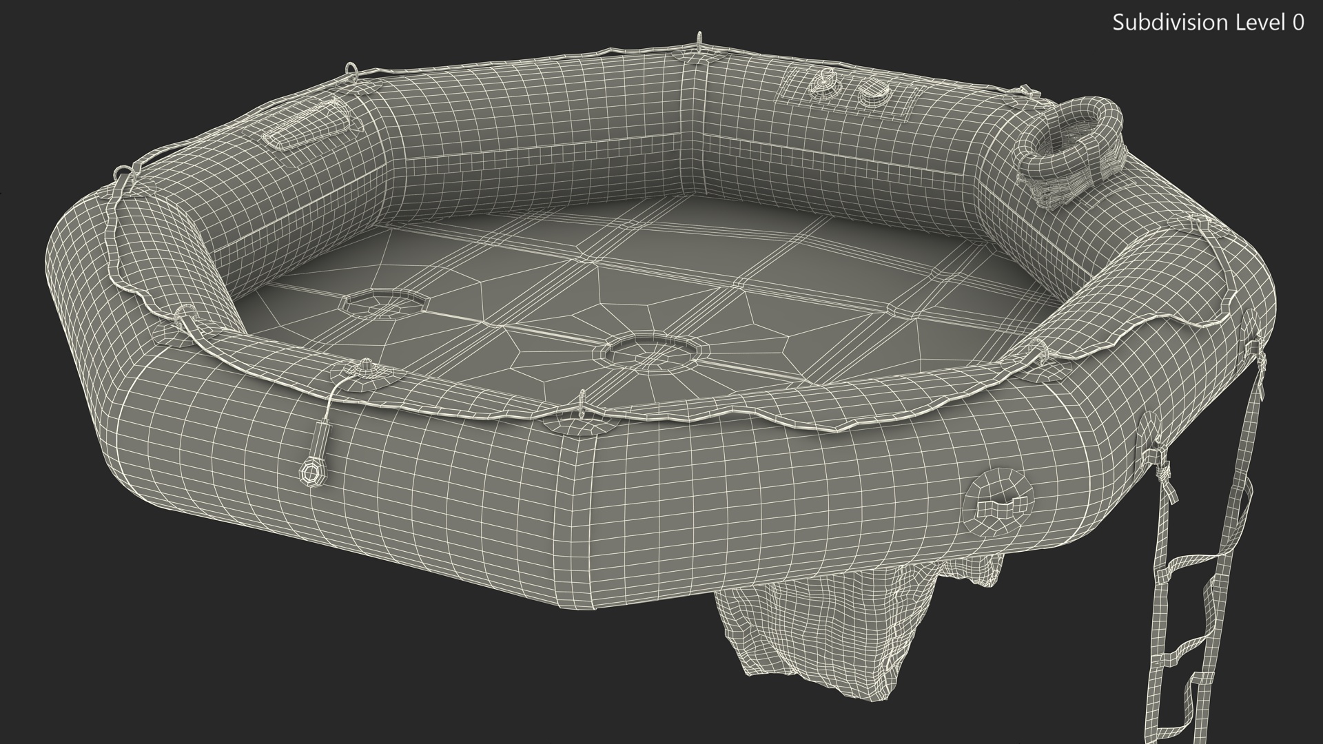 3D Enhanced Life Raft Plus model