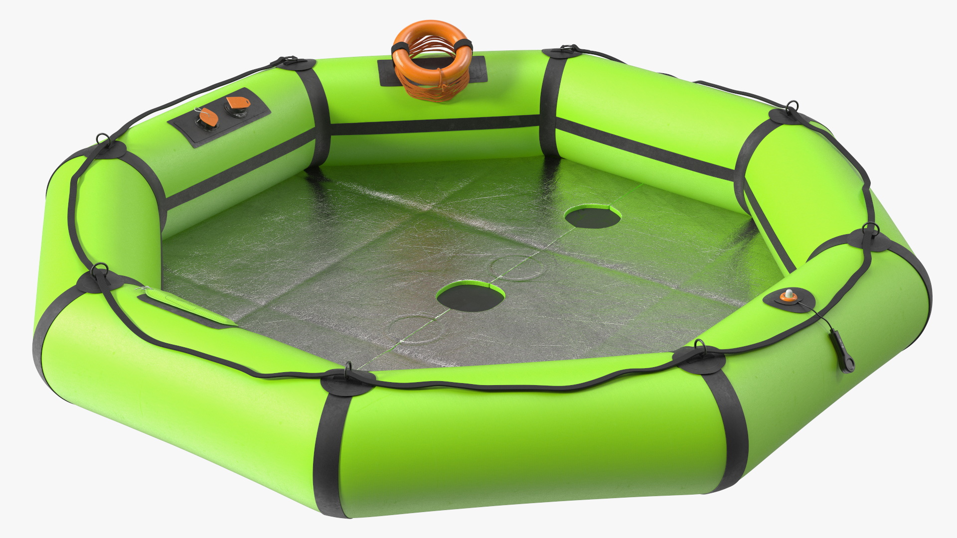 3D Enhanced Life Raft Plus model