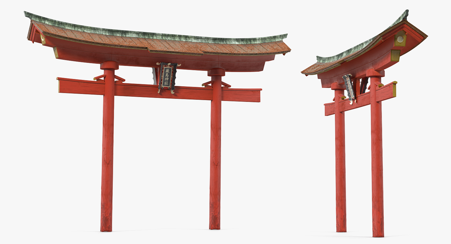 3D model Torii Gate