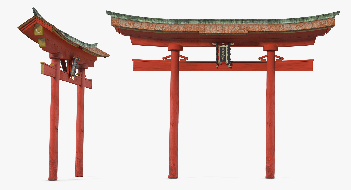 3D model Torii Gate