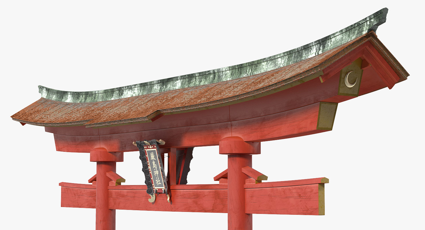 3D model Torii Gate