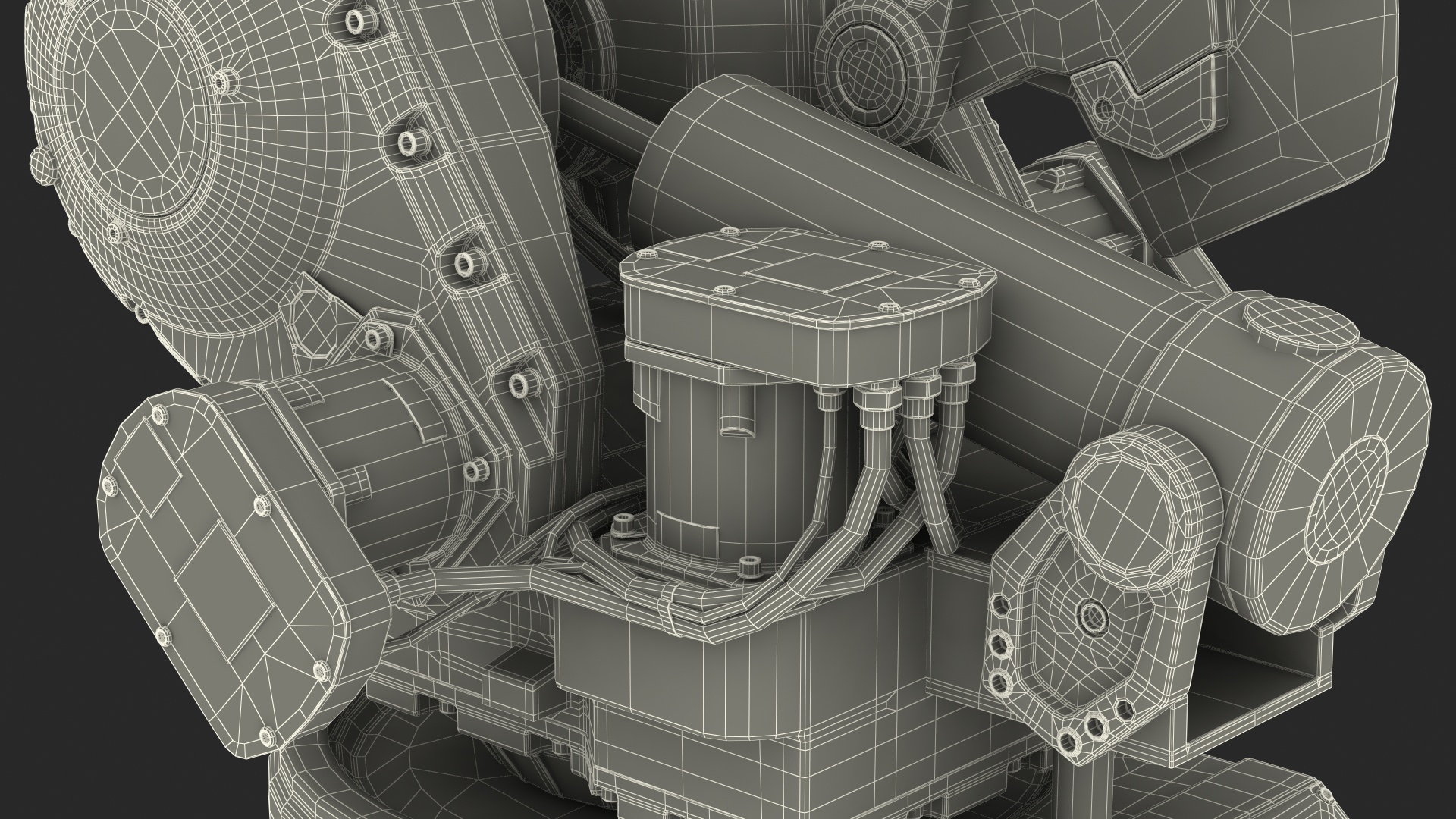 ABB IRB 4400 Industrial Robot 3D model