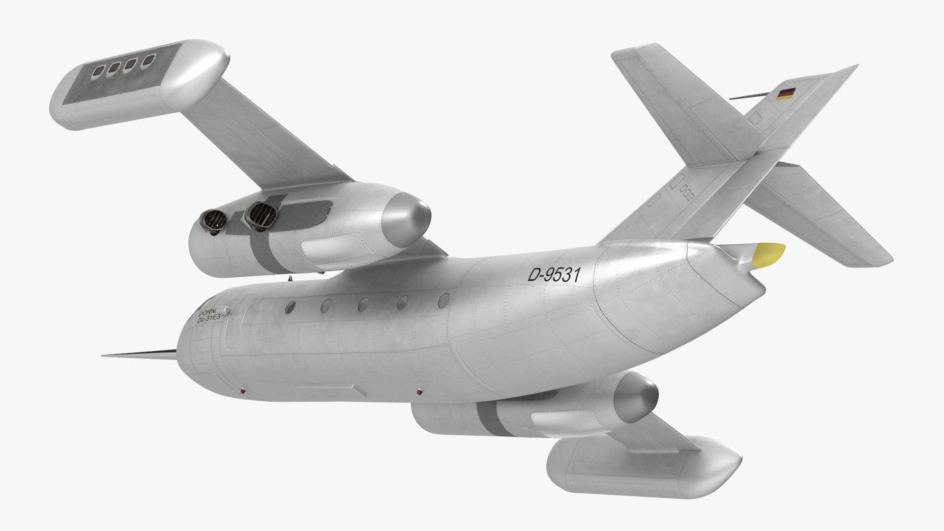 Hover Jet Dornier Do 31 Fly 3D