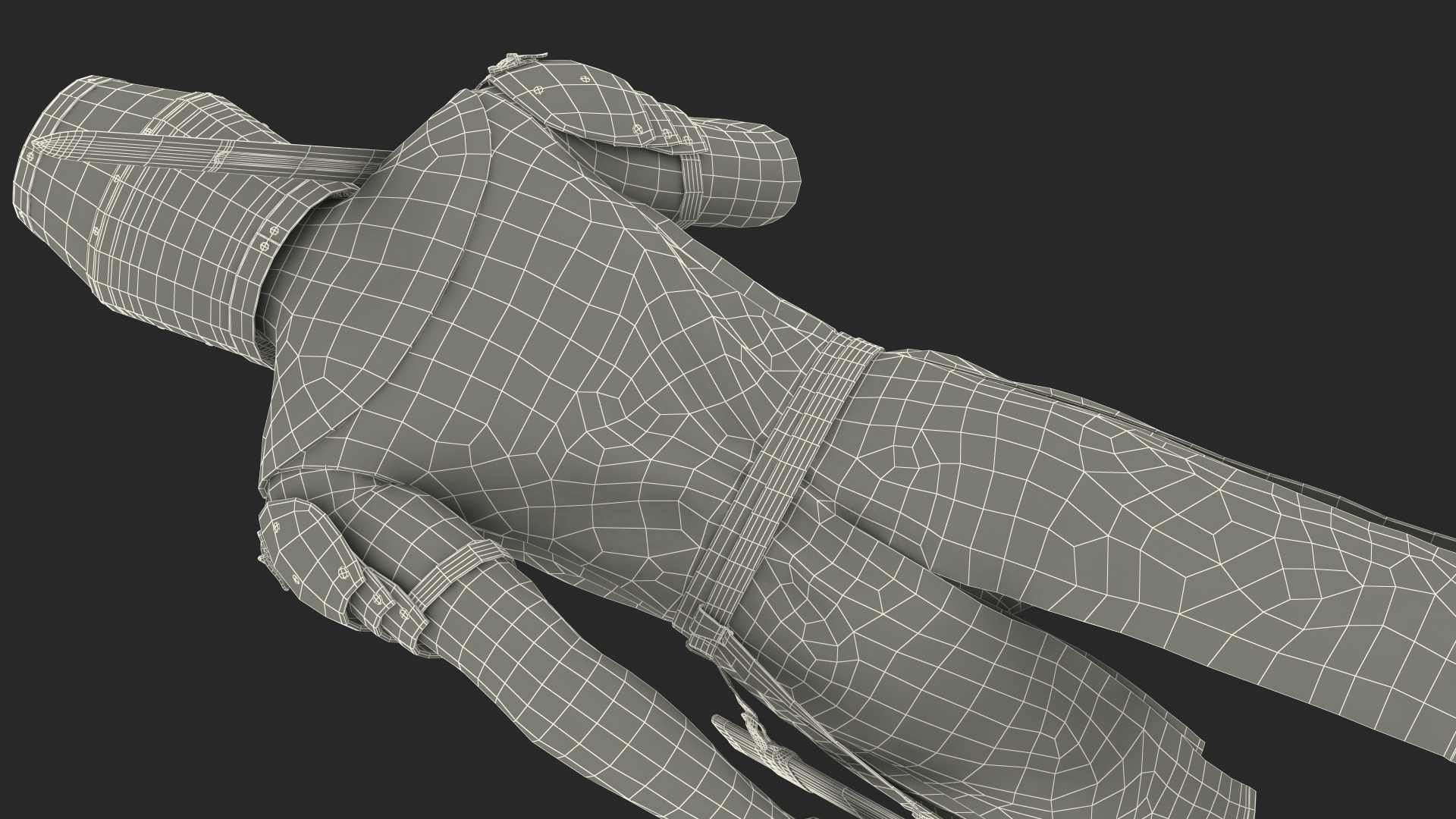 Knight Templar Walking Pose 3D