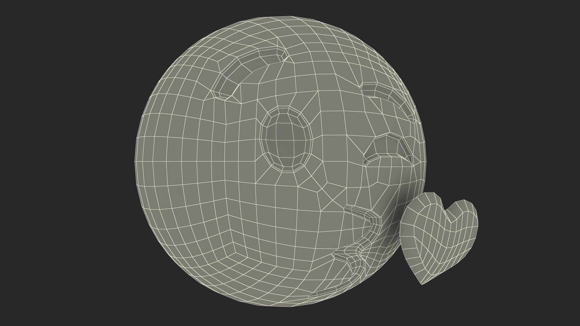 3D Blowing Kiss Emoji model