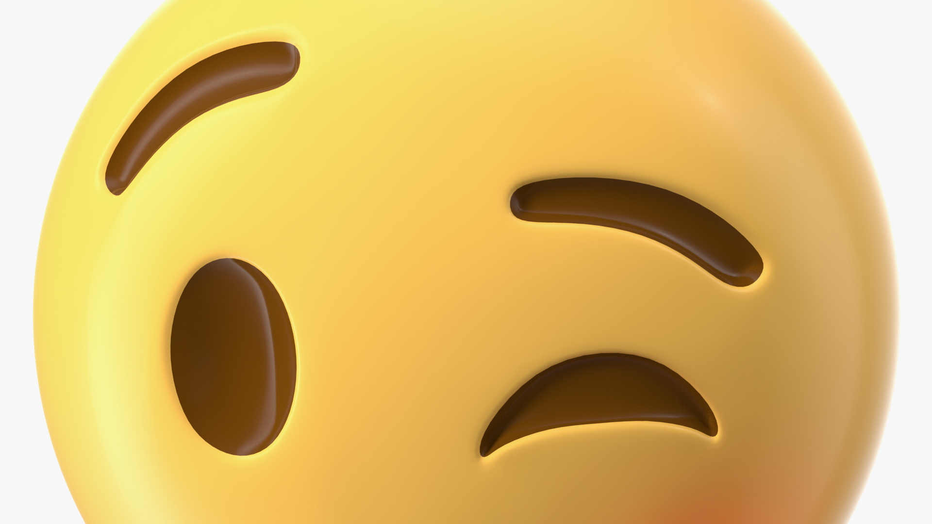 3D Blowing Kiss Emoji model