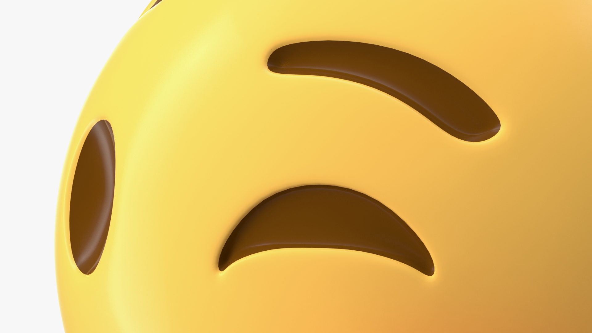 3D Blowing Kiss Emoji model