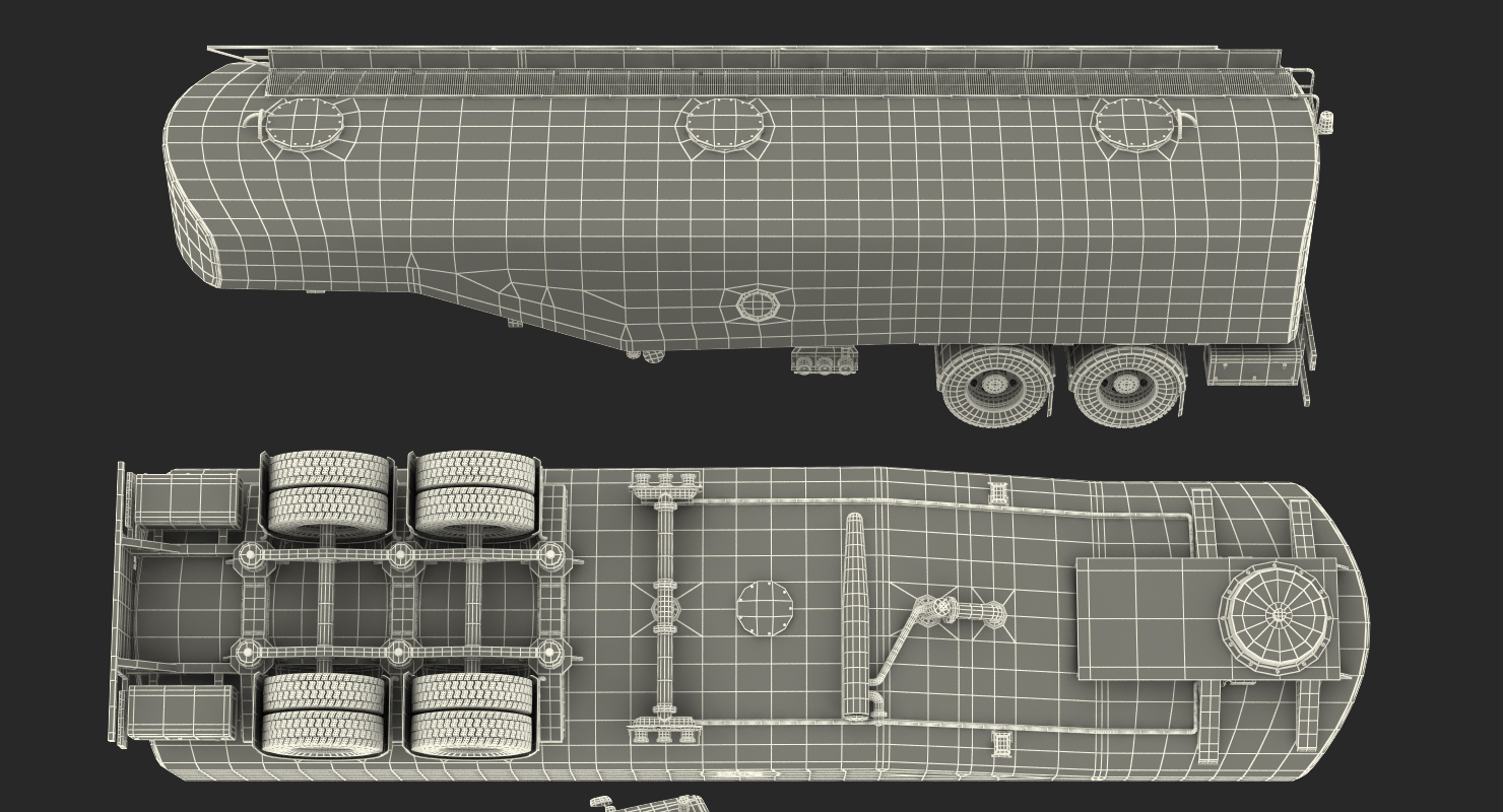 Aircraft Refueler Generic Rigged 3D