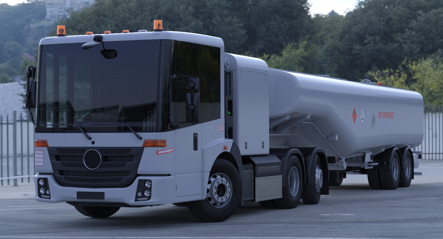 Aircraft Refueler Generic Rigged 3D