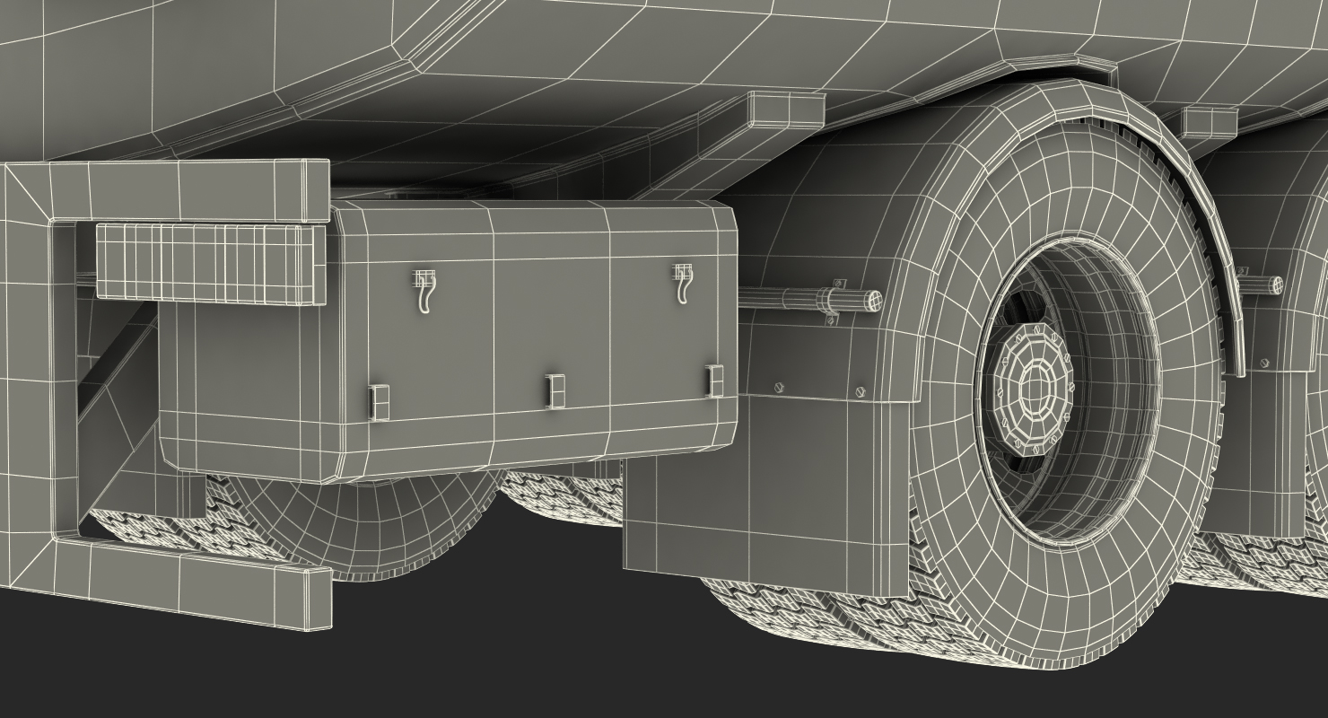 Aircraft Refueler Generic Rigged 3D