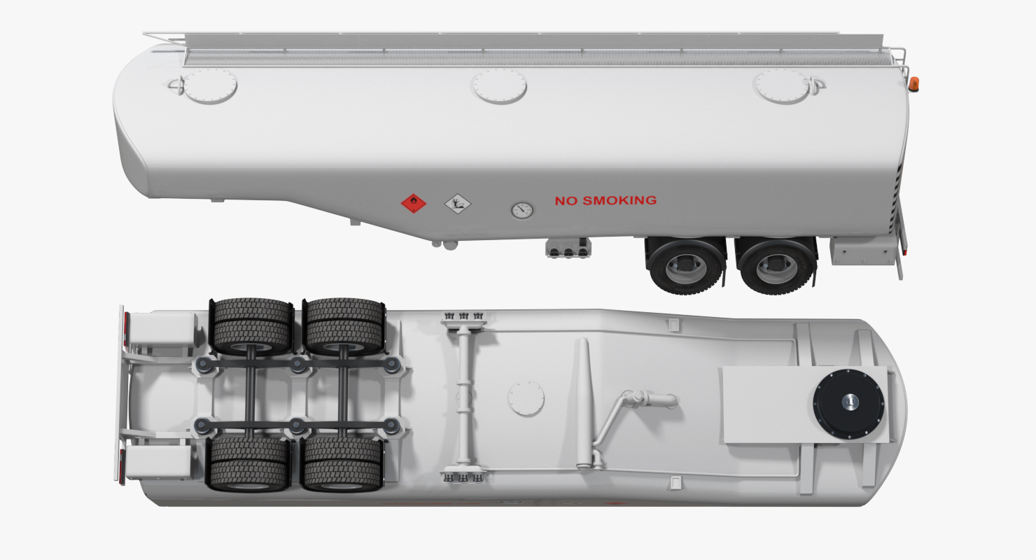 Aircraft Refueler Generic Rigged 3D