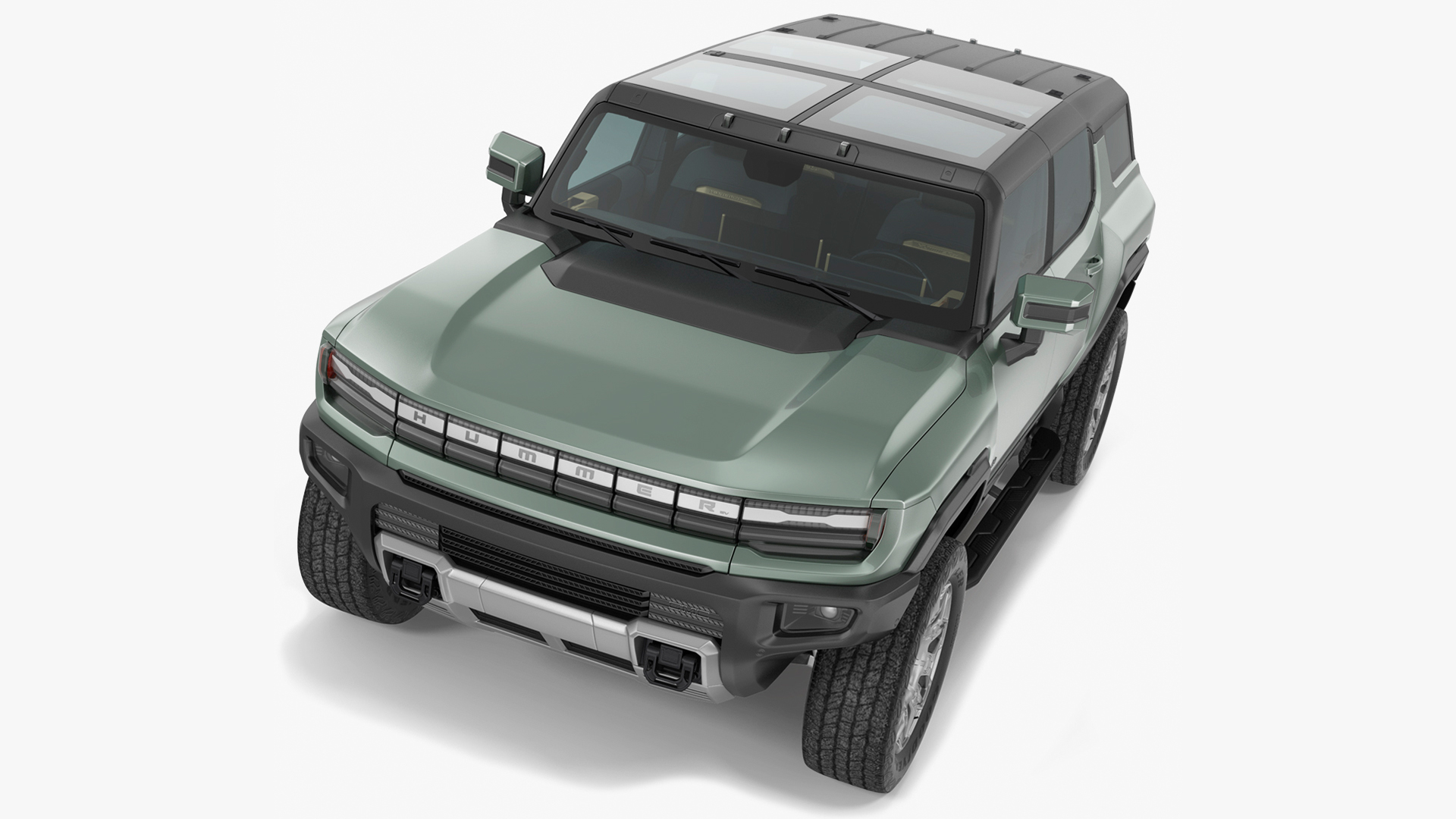 3D GMC Hummer EV SUV Simple Interior model