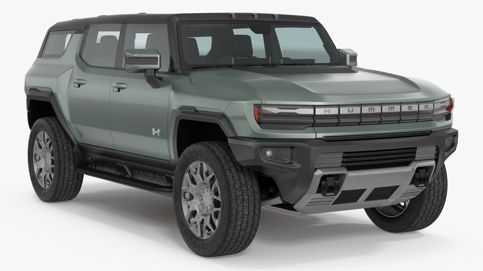 3D GMC Hummer EV SUV Simple Interior model