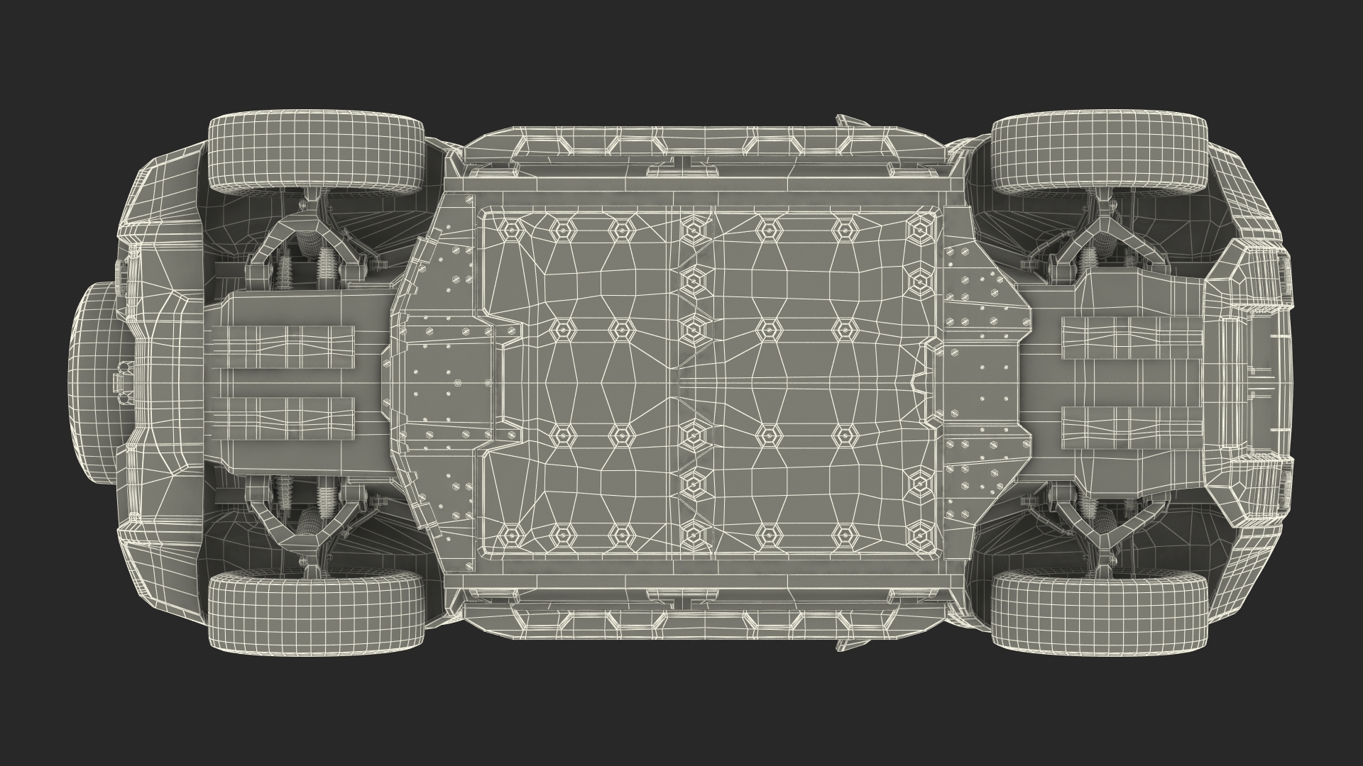 3D GMC Hummer EV SUV Simple Interior model