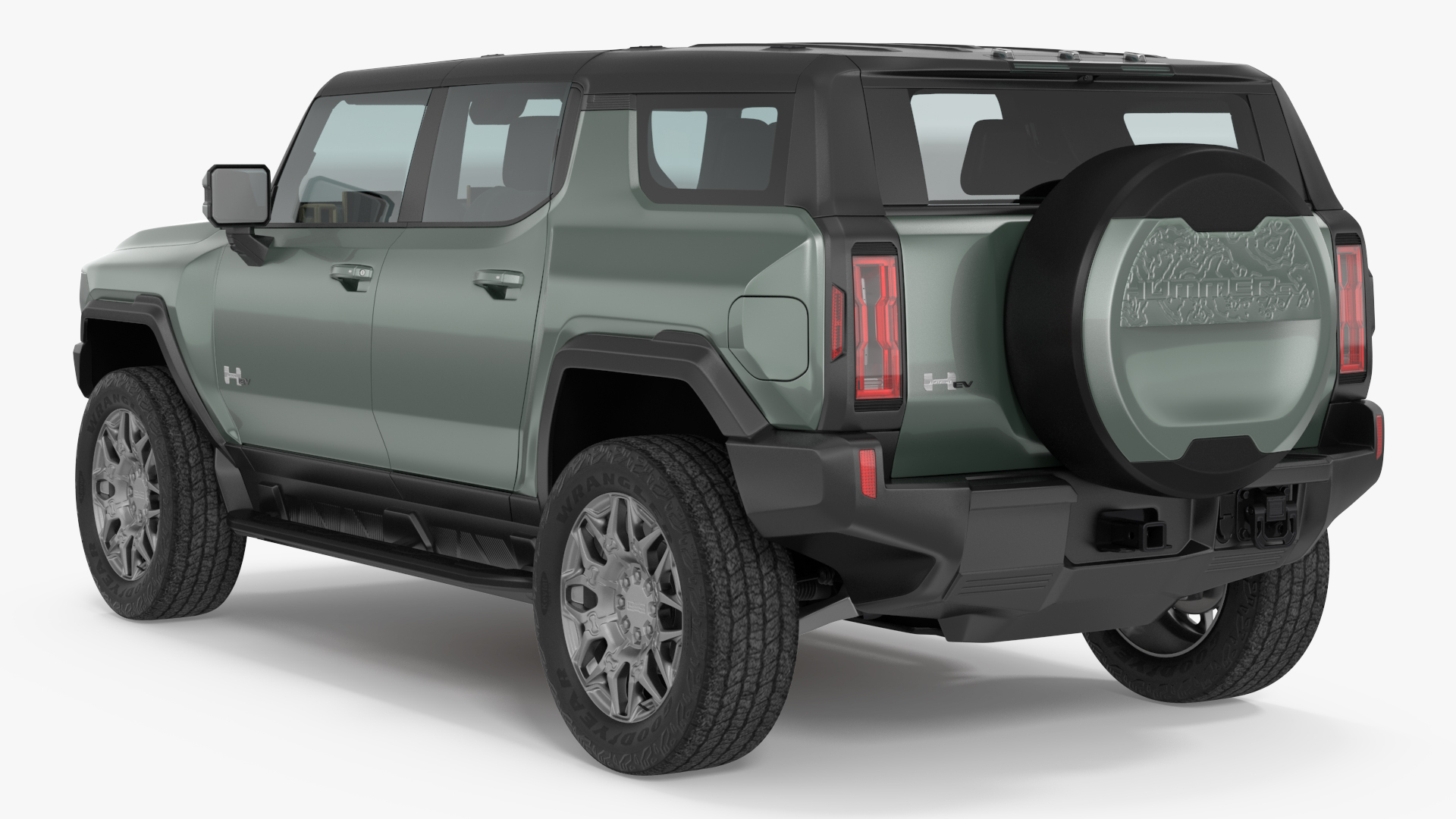 3D GMC Hummer EV SUV Simple Interior model