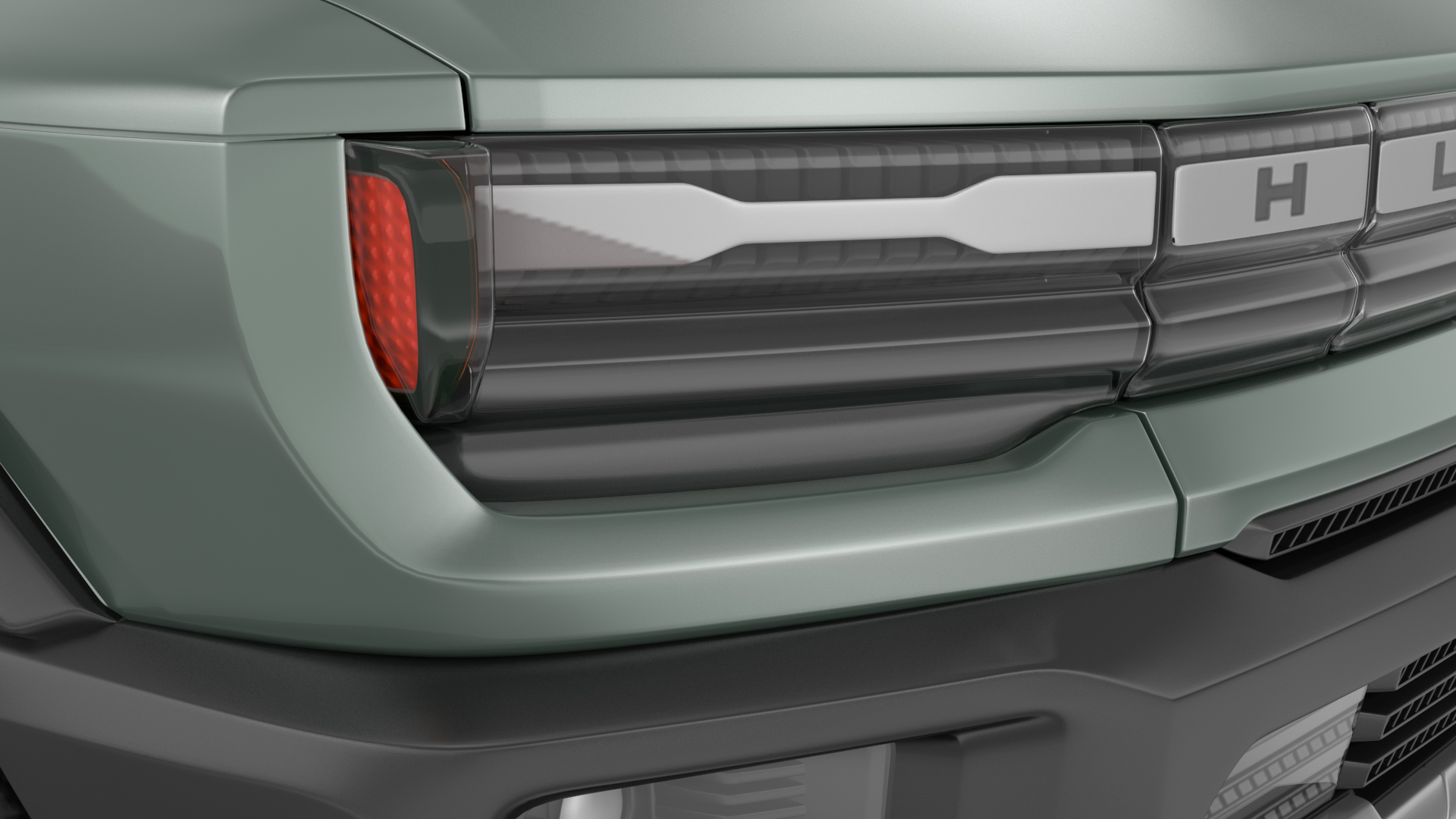 3D GMC Hummer EV SUV Simple Interior model