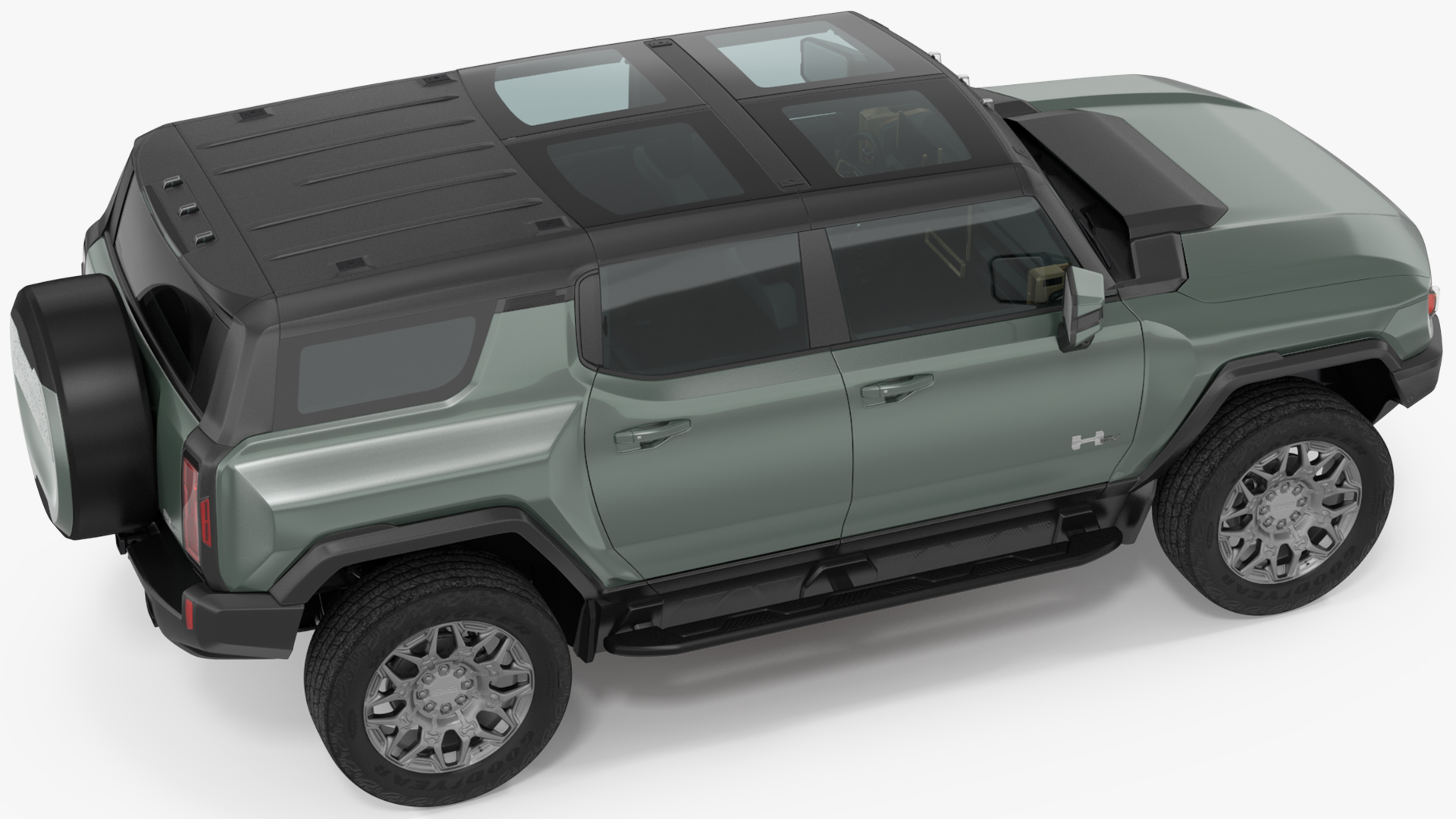3D GMC Hummer EV SUV Simple Interior model