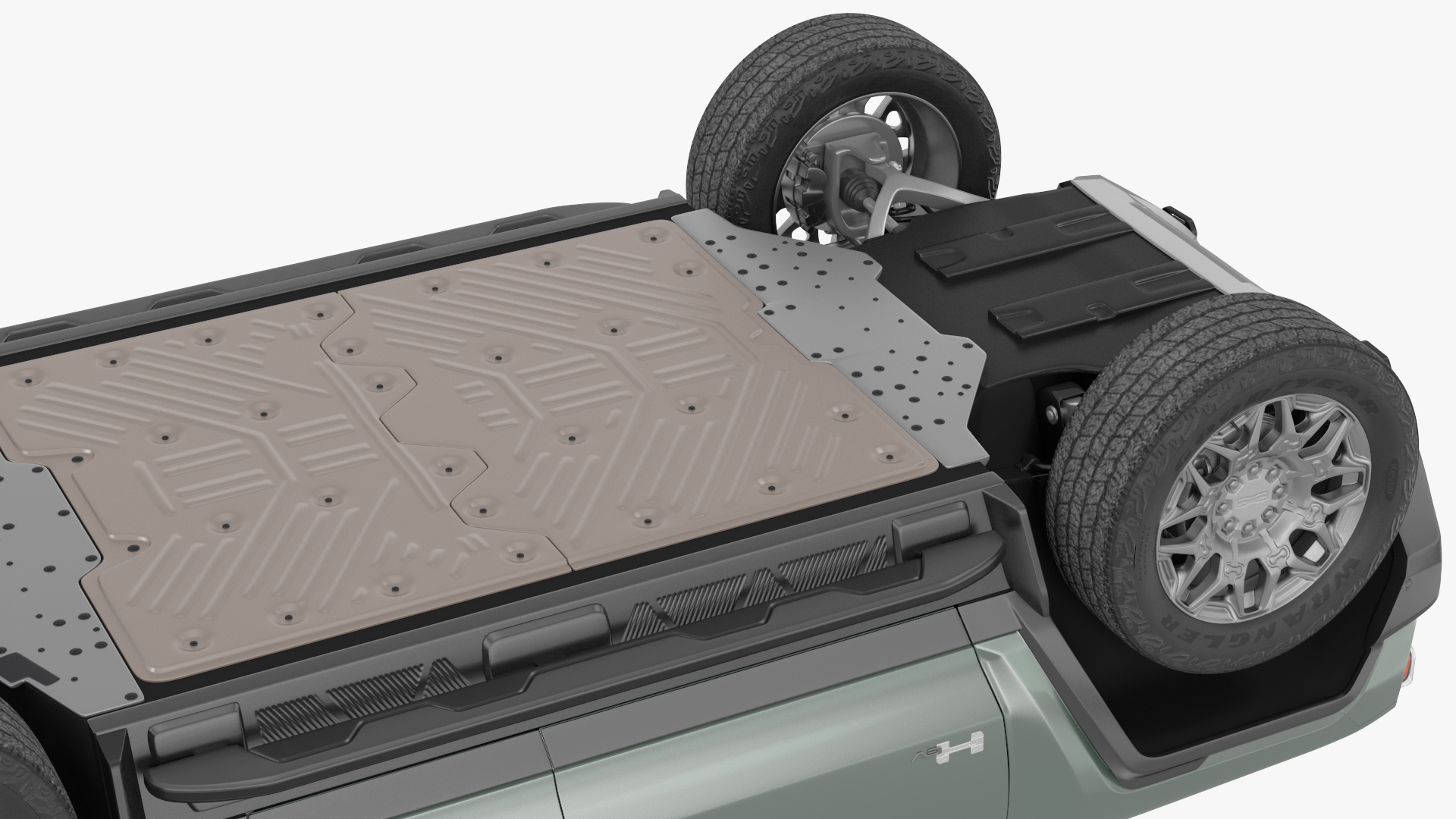 3D GMC Hummer EV SUV Simple Interior model