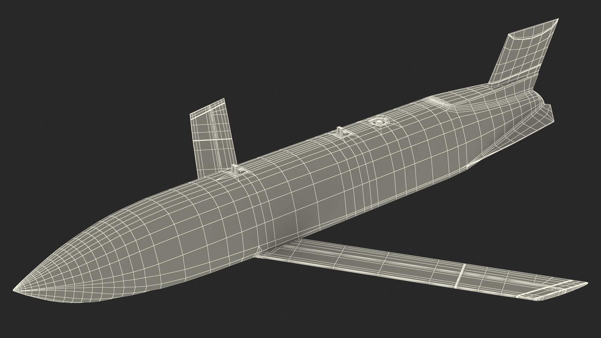 3D model AGM 158 JASSM Flight