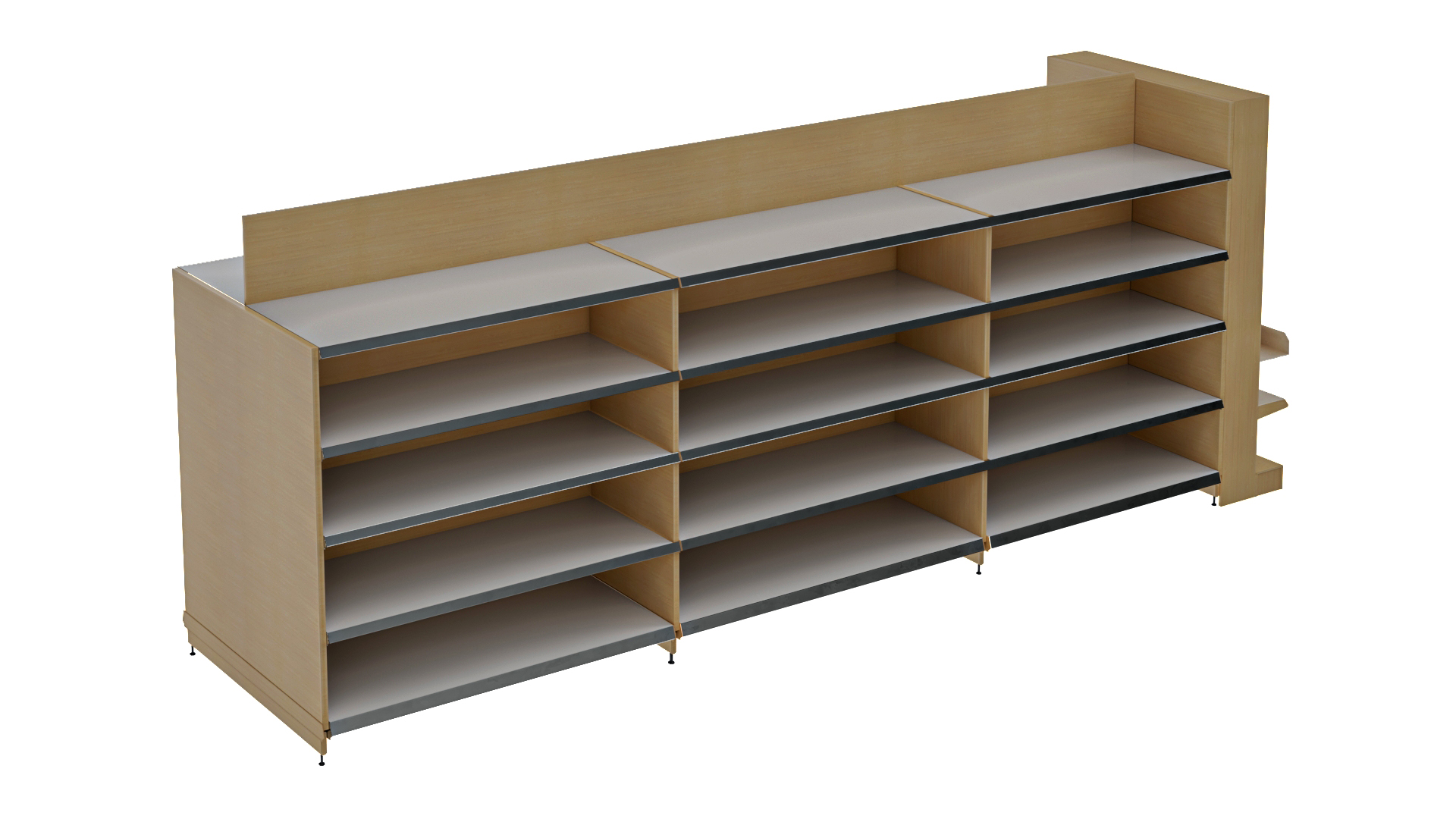 3D model Shelving for Retail Store