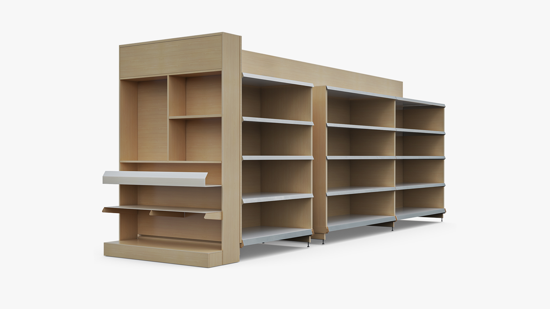 3D model Shelving for Retail Store