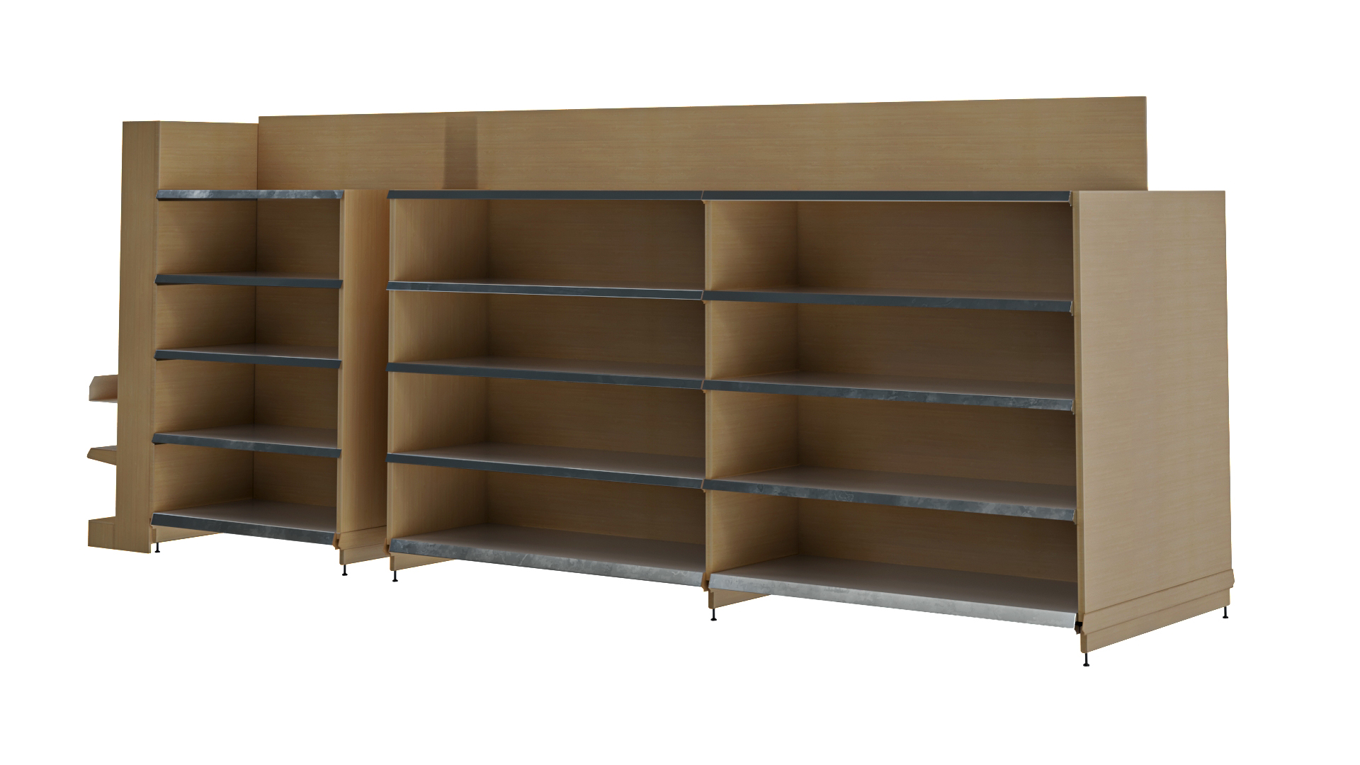 3D model Shelving for Retail Store