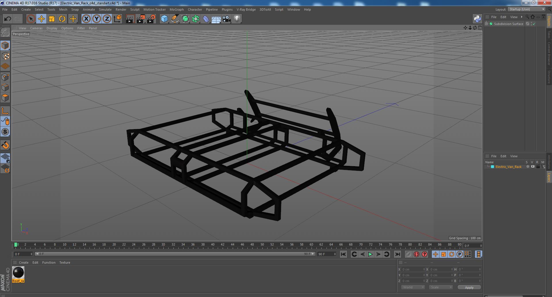 Electric Van Rack 3D