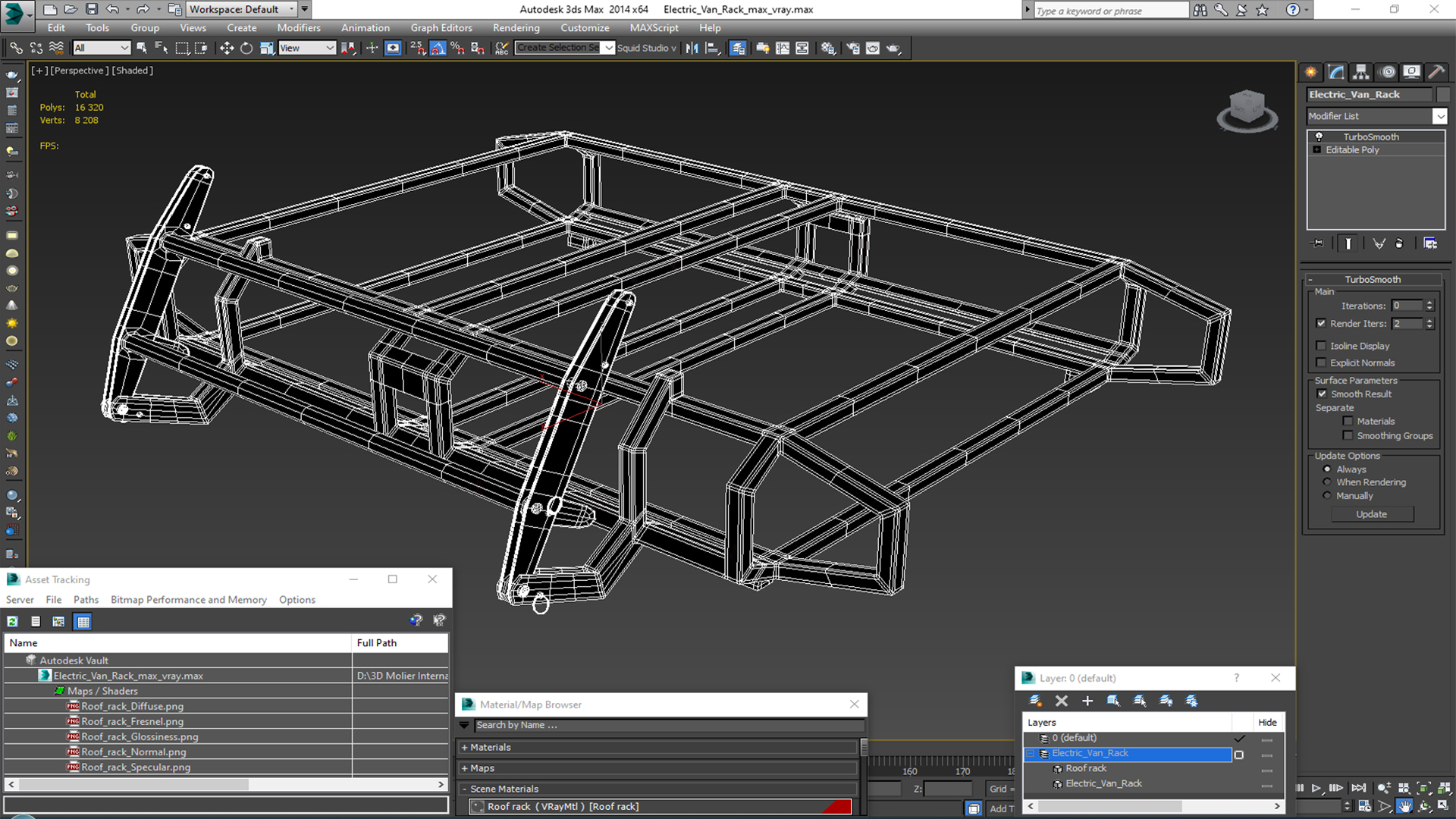 Electric Van Rack 3D