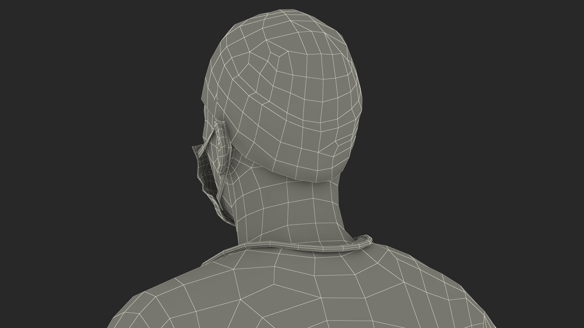 Male Surgeon Doctor 3D model