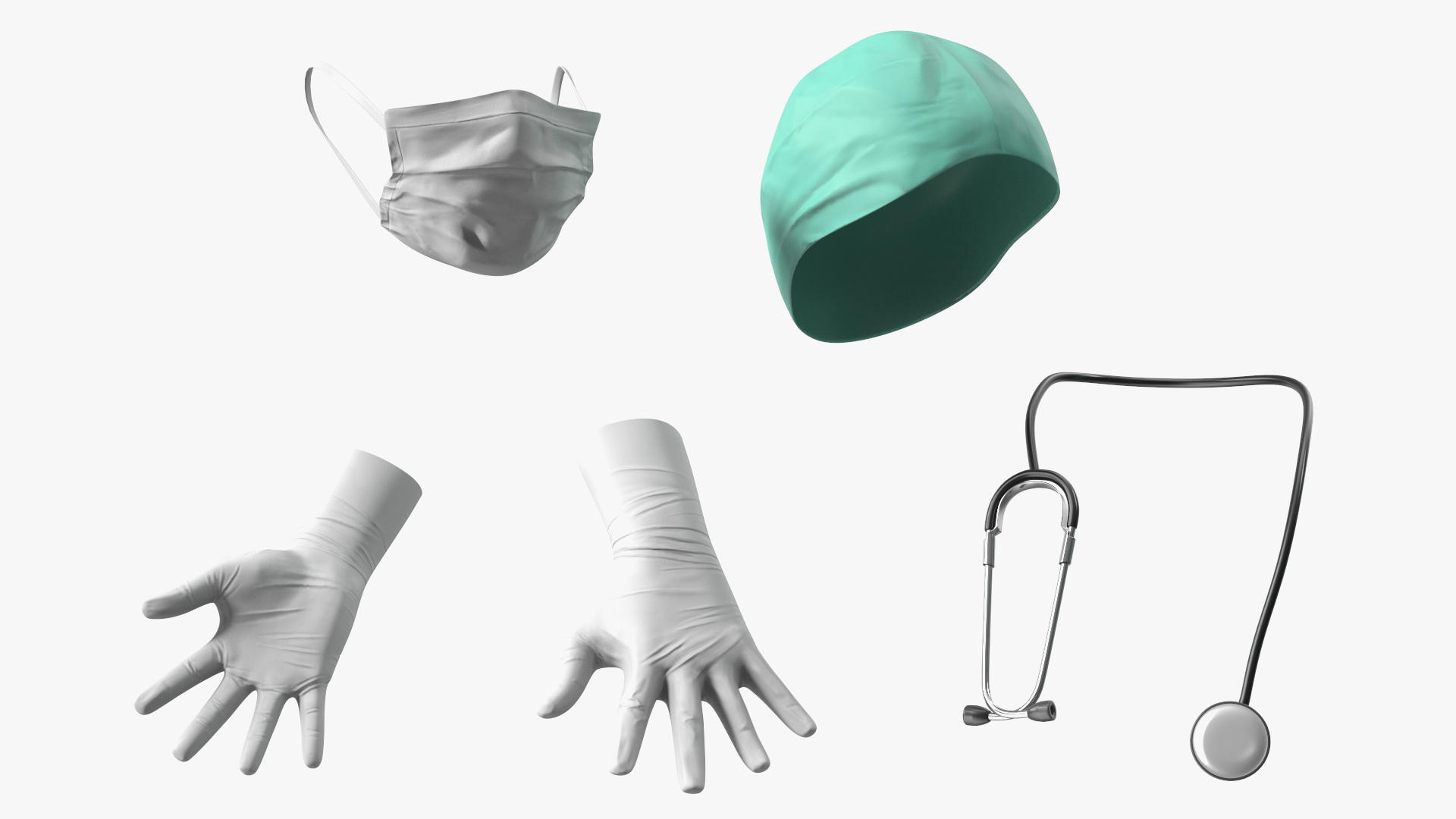 Male Surgeon Doctor 3D model