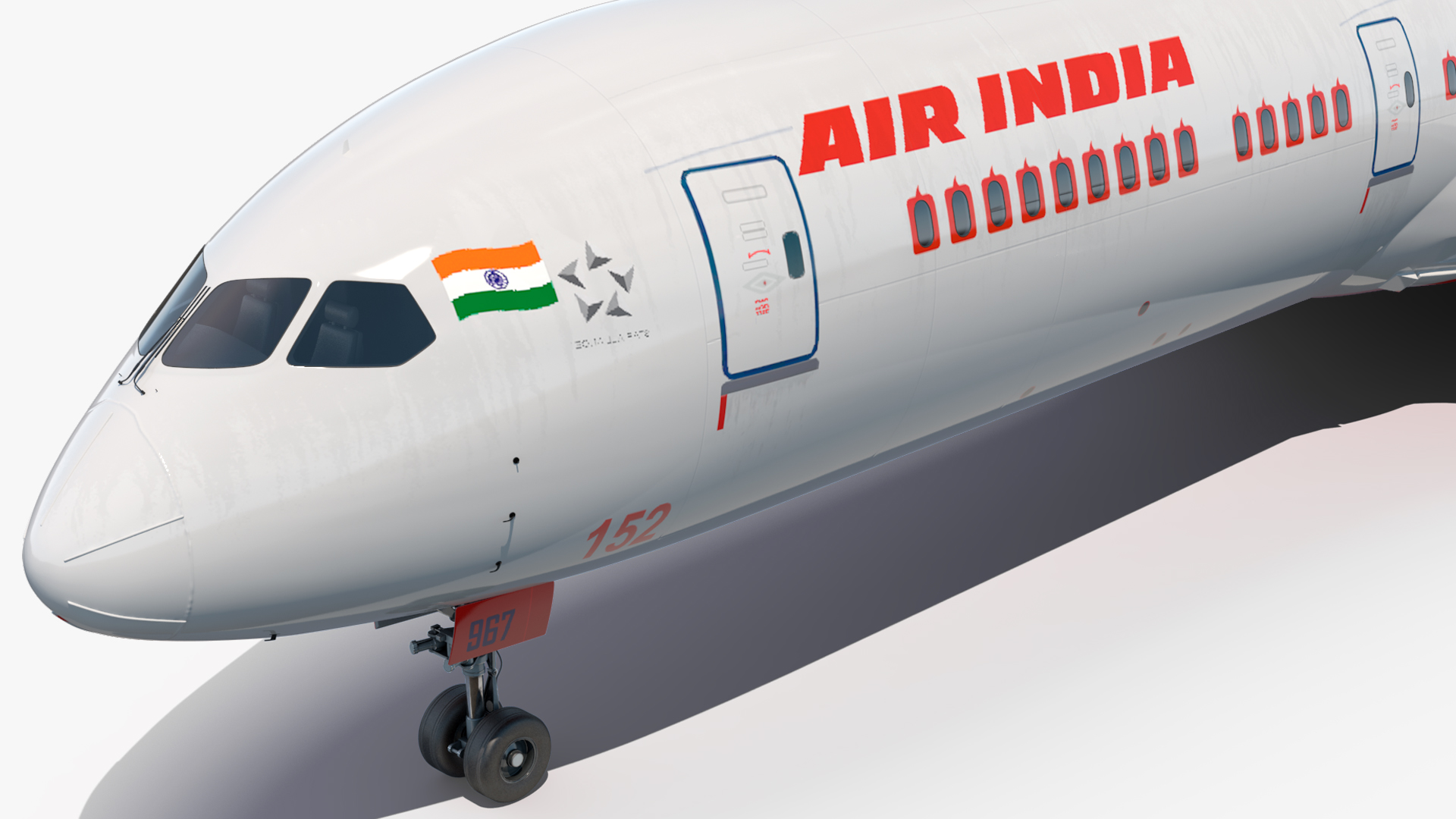 3D Air India Boeing 787-9 Dreamliner model