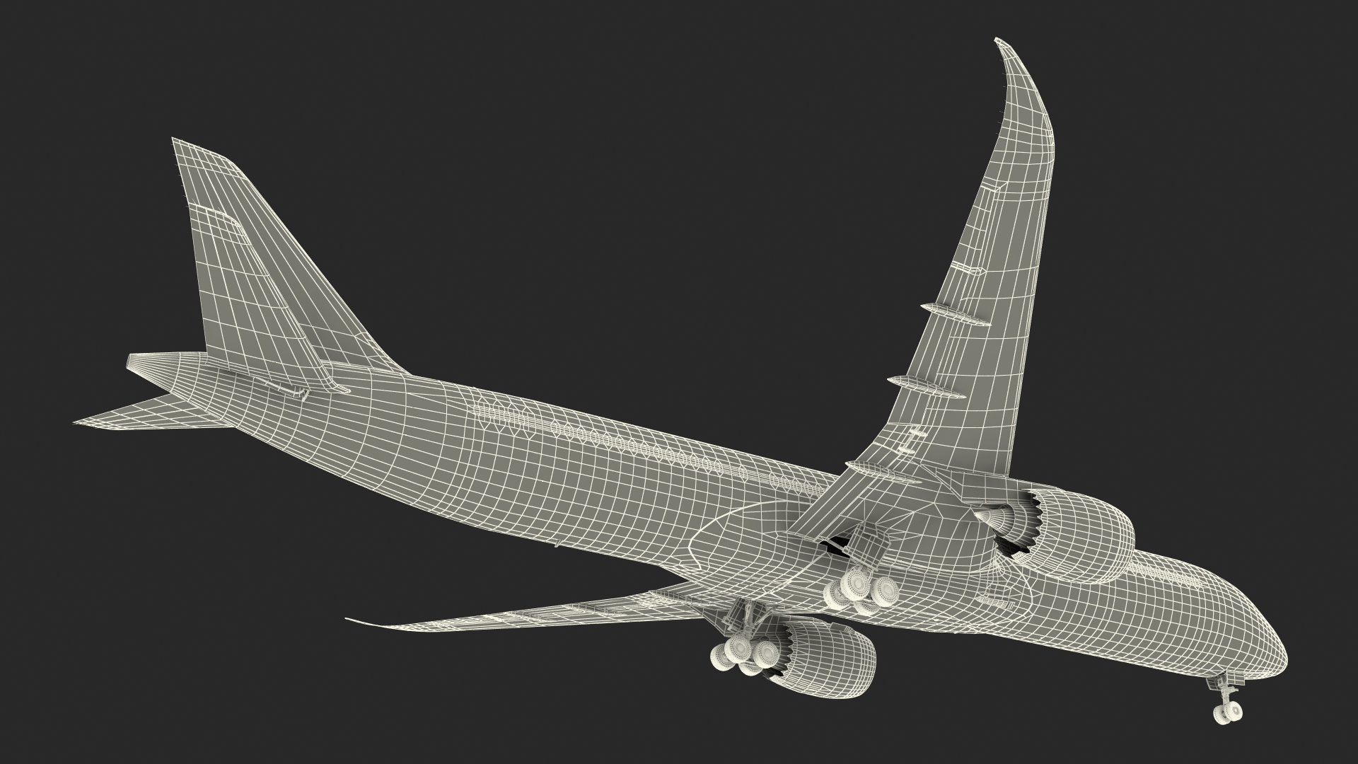 3D Air India Boeing 787-9 Dreamliner model