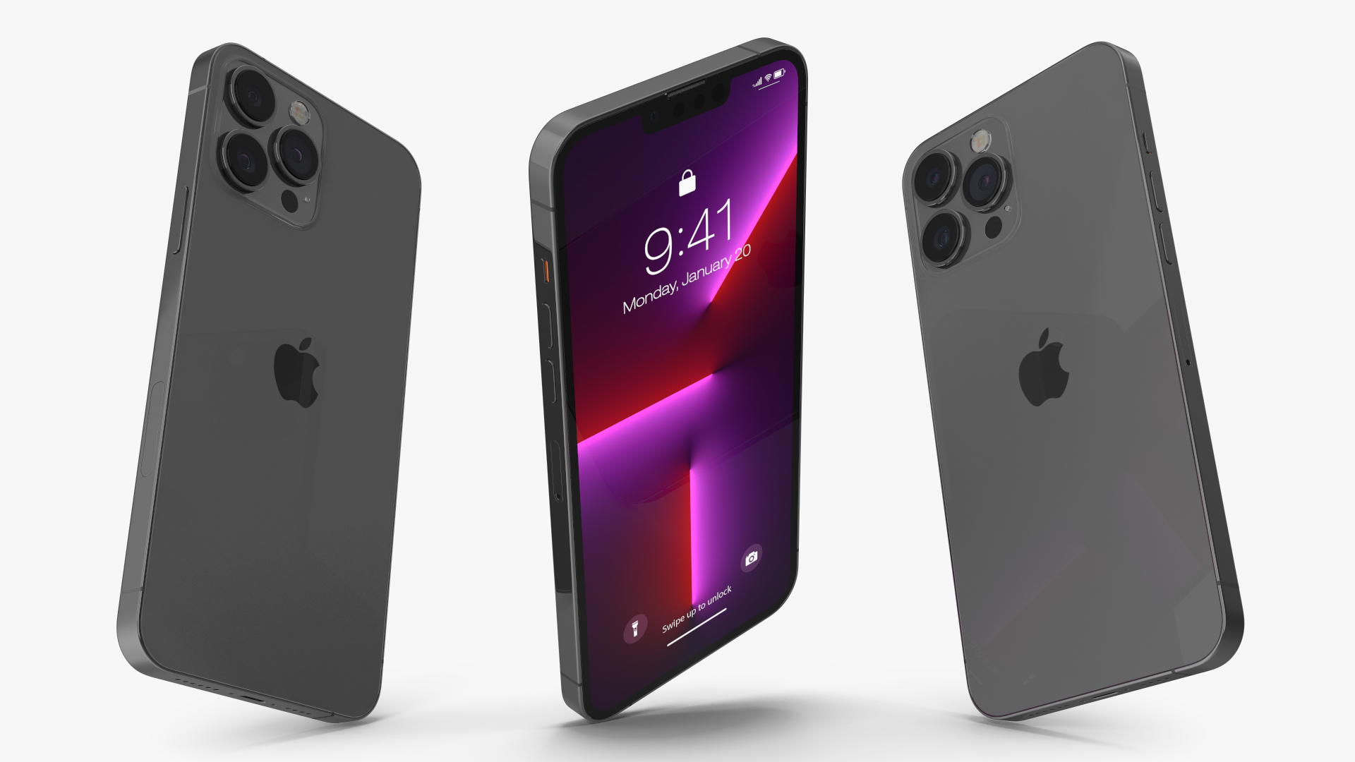 3D iPhone 13 Pro Max Graphite