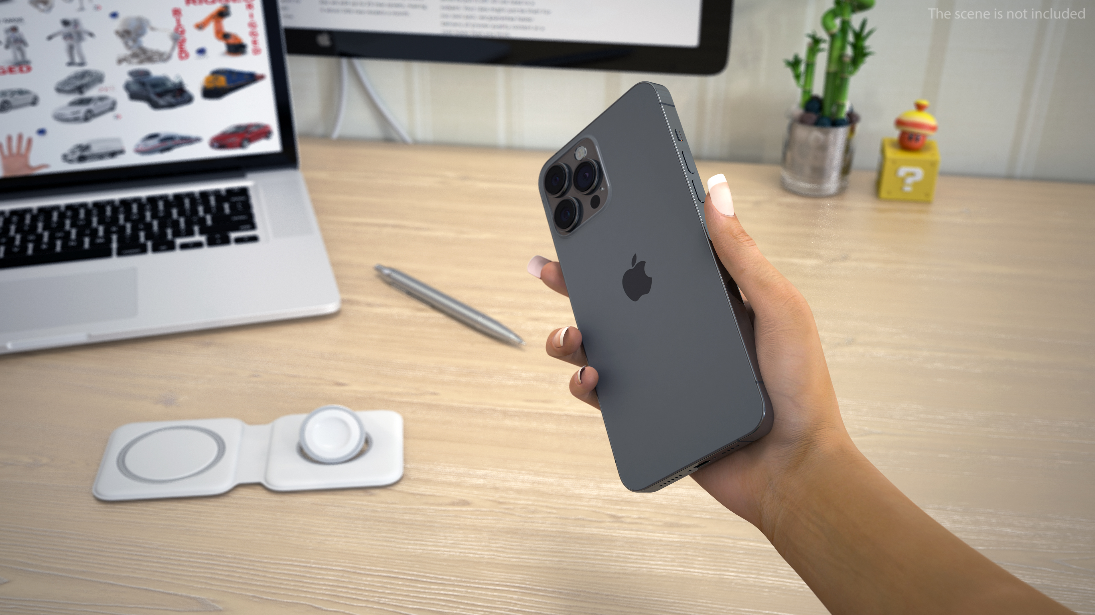 3D iPhone 13 Pro Max Graphite