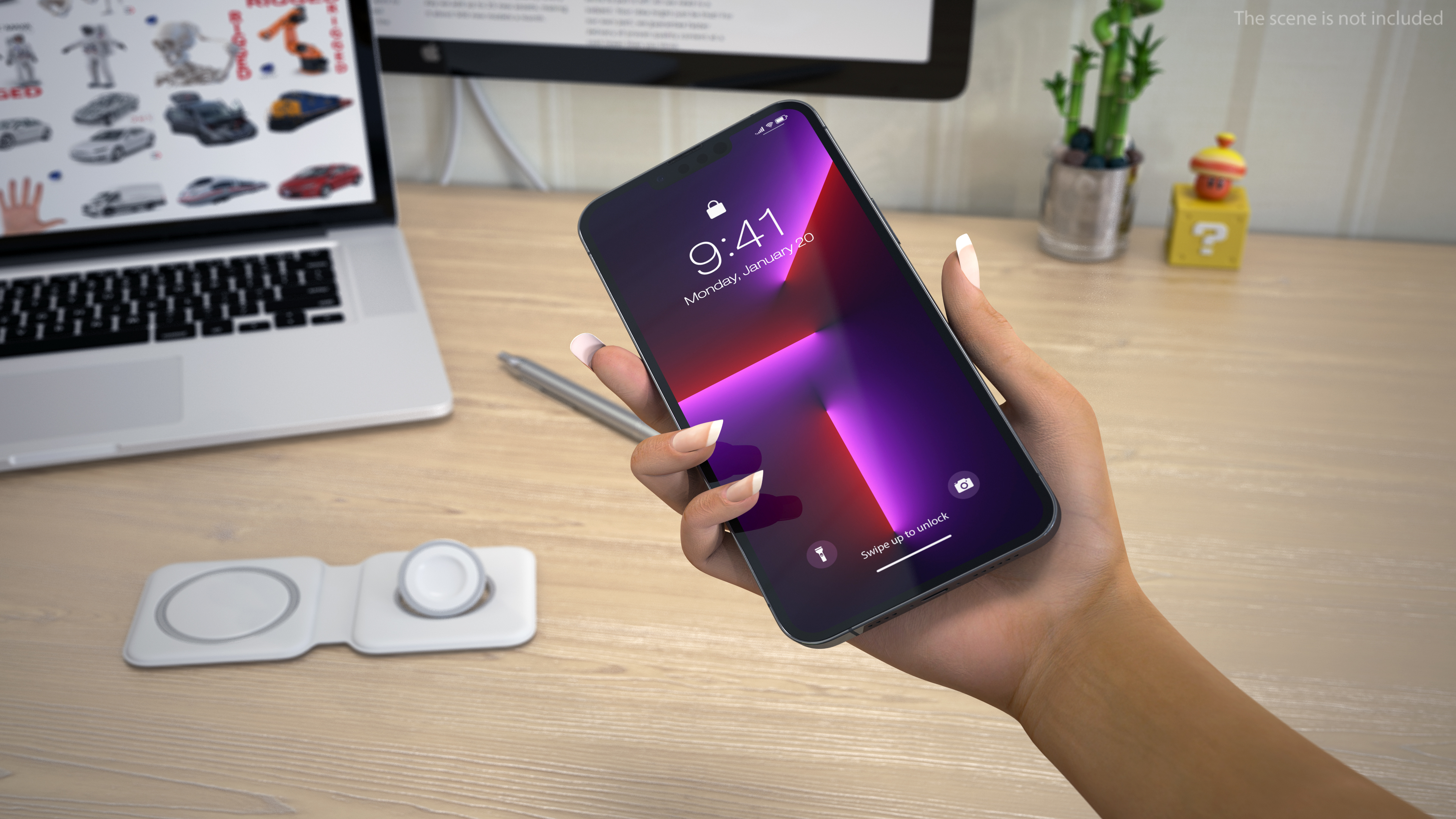 3D iPhone 13 Pro Max Graphite
