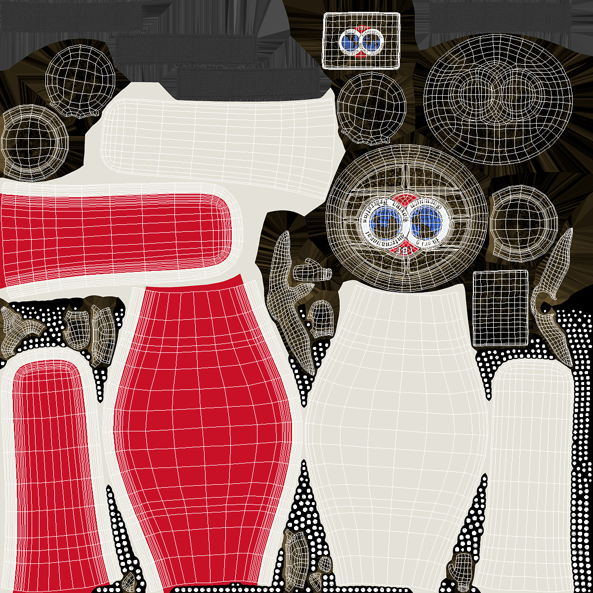 3D model IBF Boxing Champion Rigged for Maya