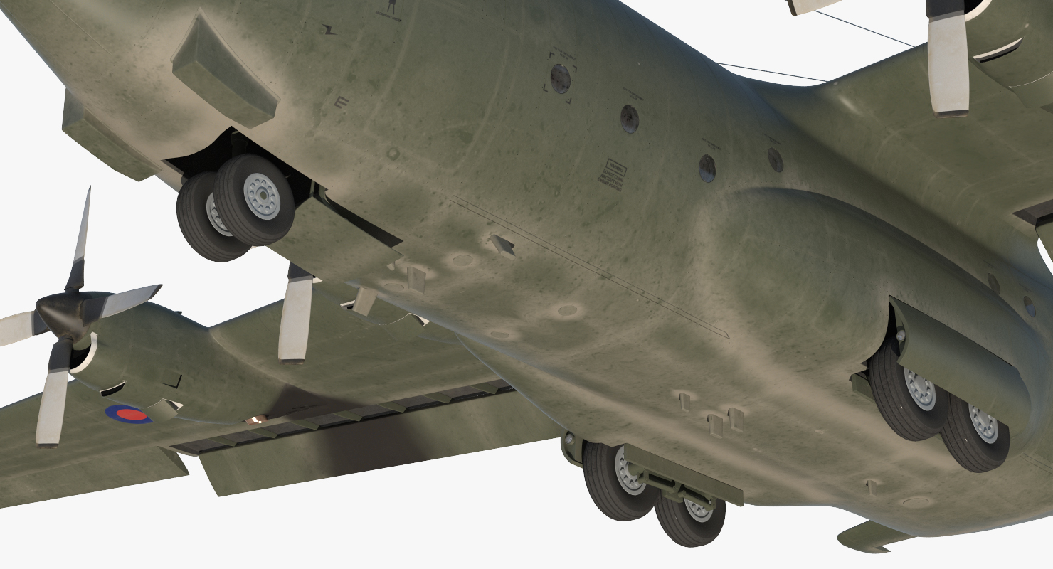 3D Lockheed Martin Hercules C130K Royal Air Force