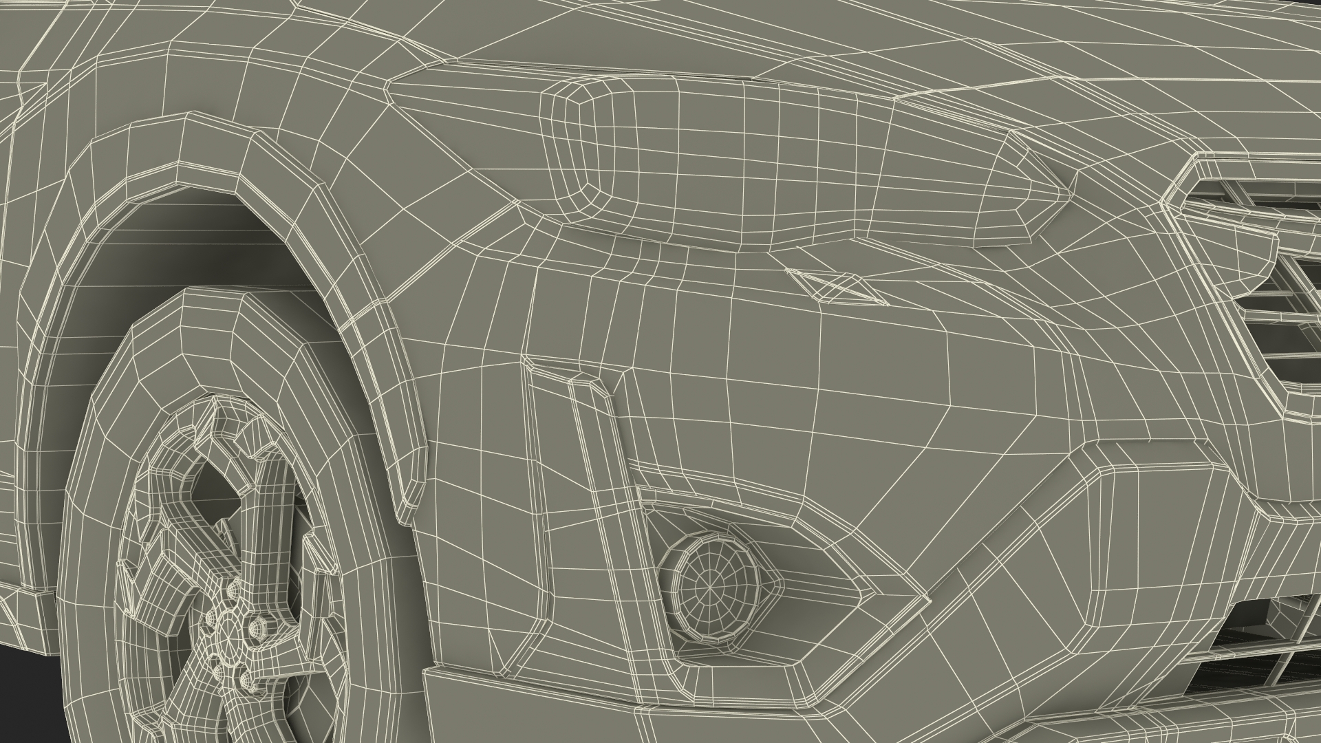 3D 2020 Subaru XV Crosstrek SUV Yellow Rigged for Maya