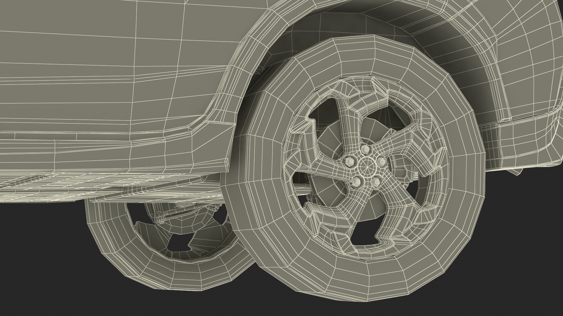 3D 2020 Subaru XV Crosstrek SUV Yellow Rigged for Maya