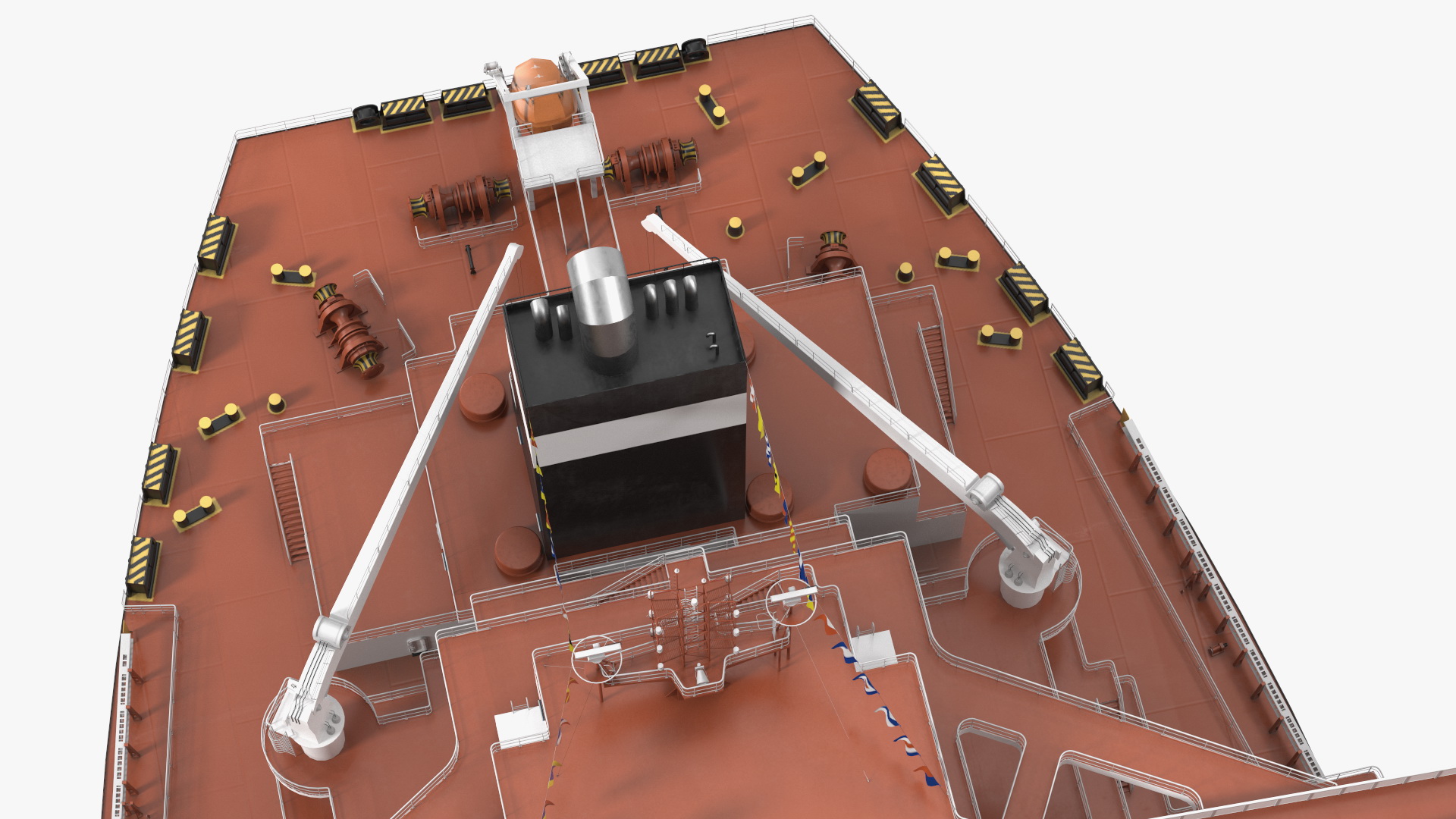 Bulk Carrier Ship Dirty Empty 3D model