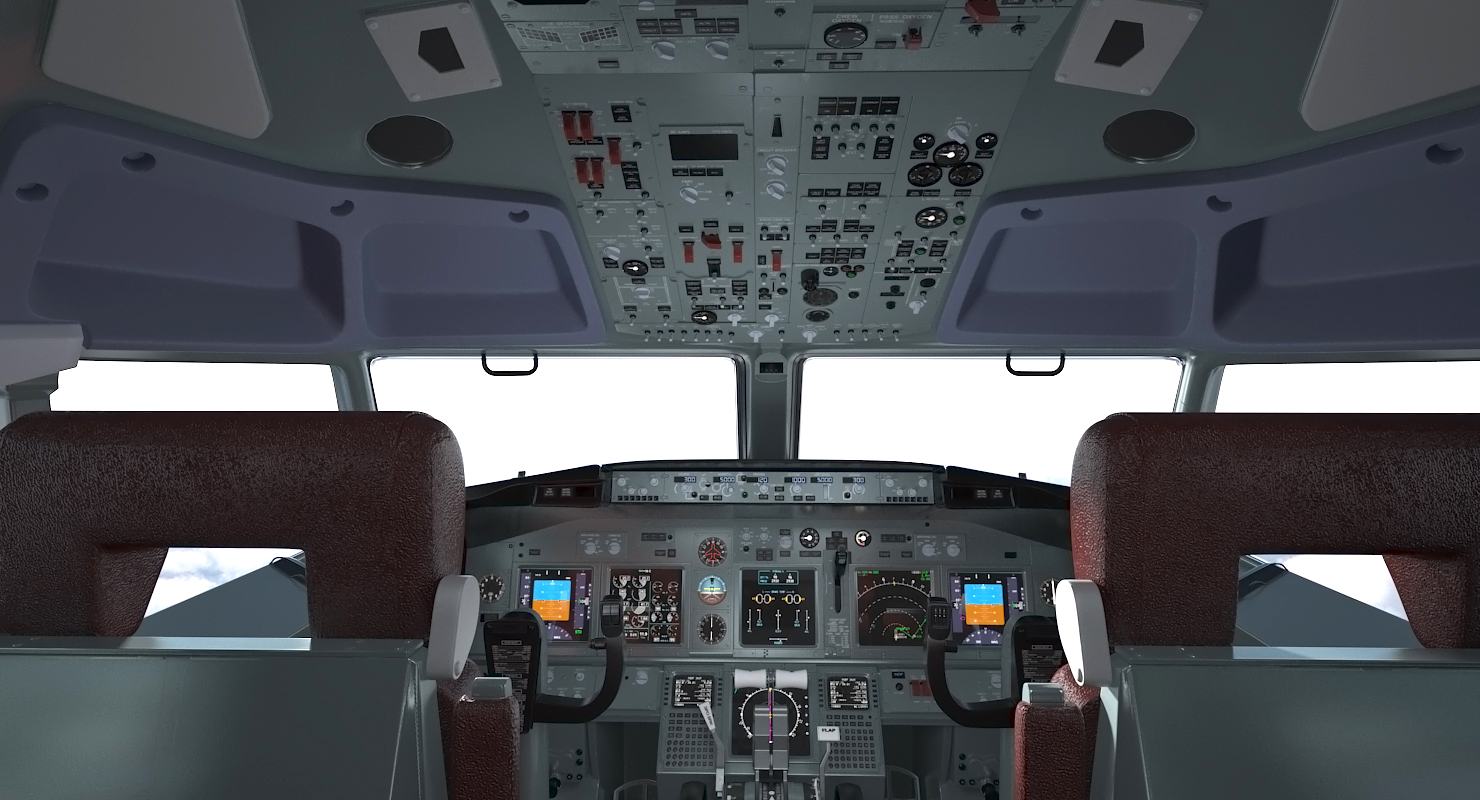 3D Boeing 737 900 with Interior Ryanair