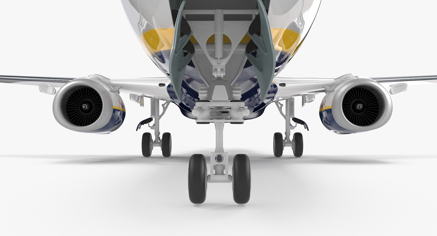 3D Boeing 737 900 with Interior Ryanair