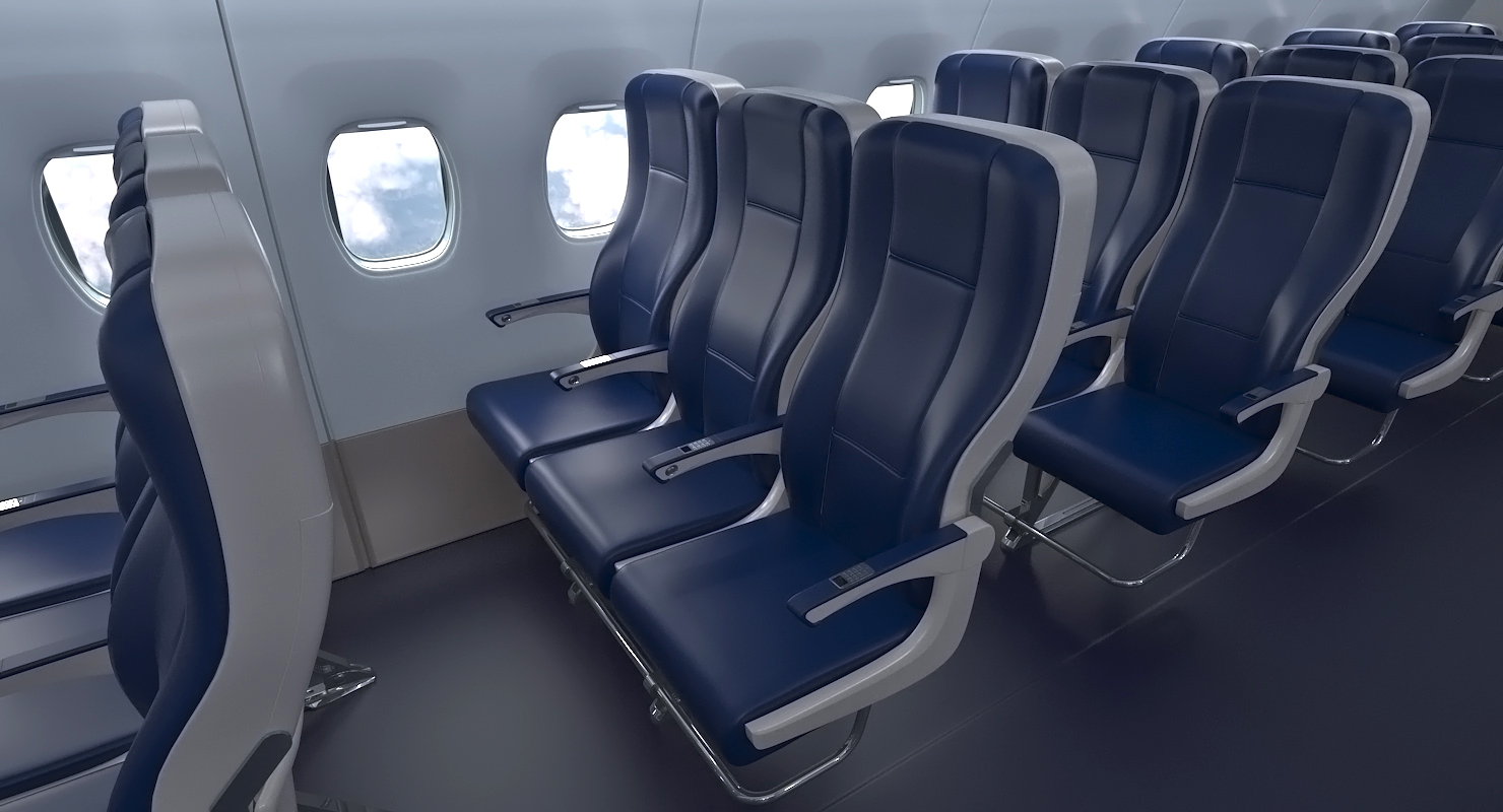 3D Boeing 737 900 with Interior Ryanair
