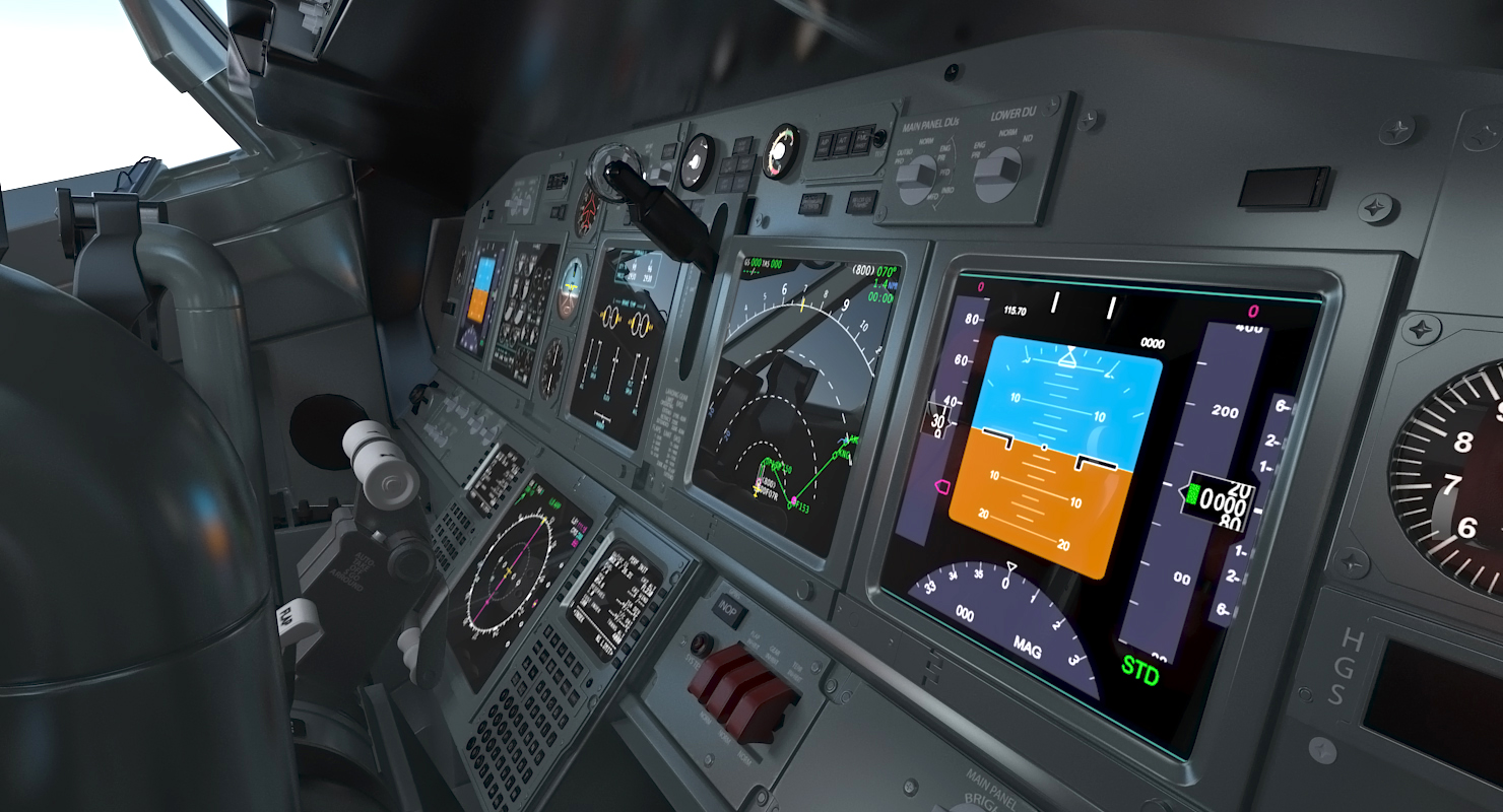 3D Boeing 737 900 with Interior Ryanair