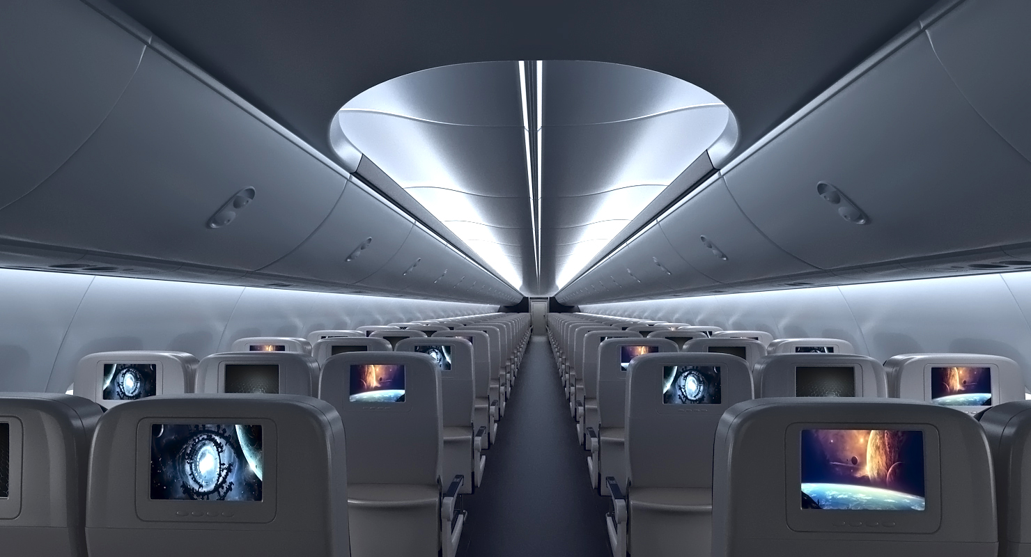 3D Boeing 737 900 with Interior Ryanair