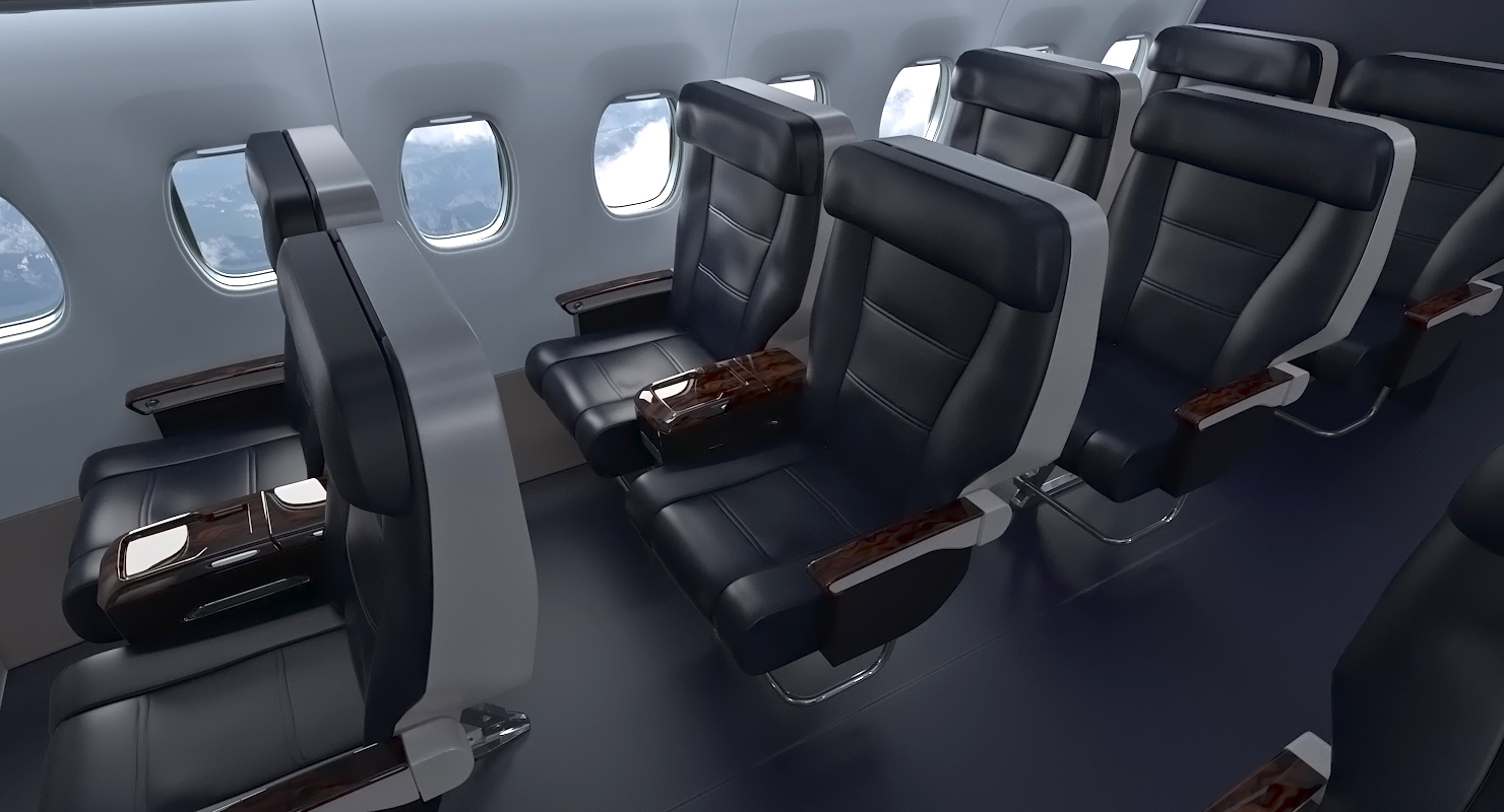 3D Boeing 737 900 with Interior Ryanair