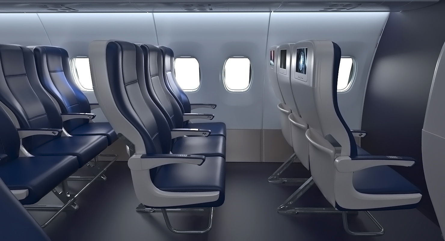 3D Boeing 737 900 with Interior Ryanair